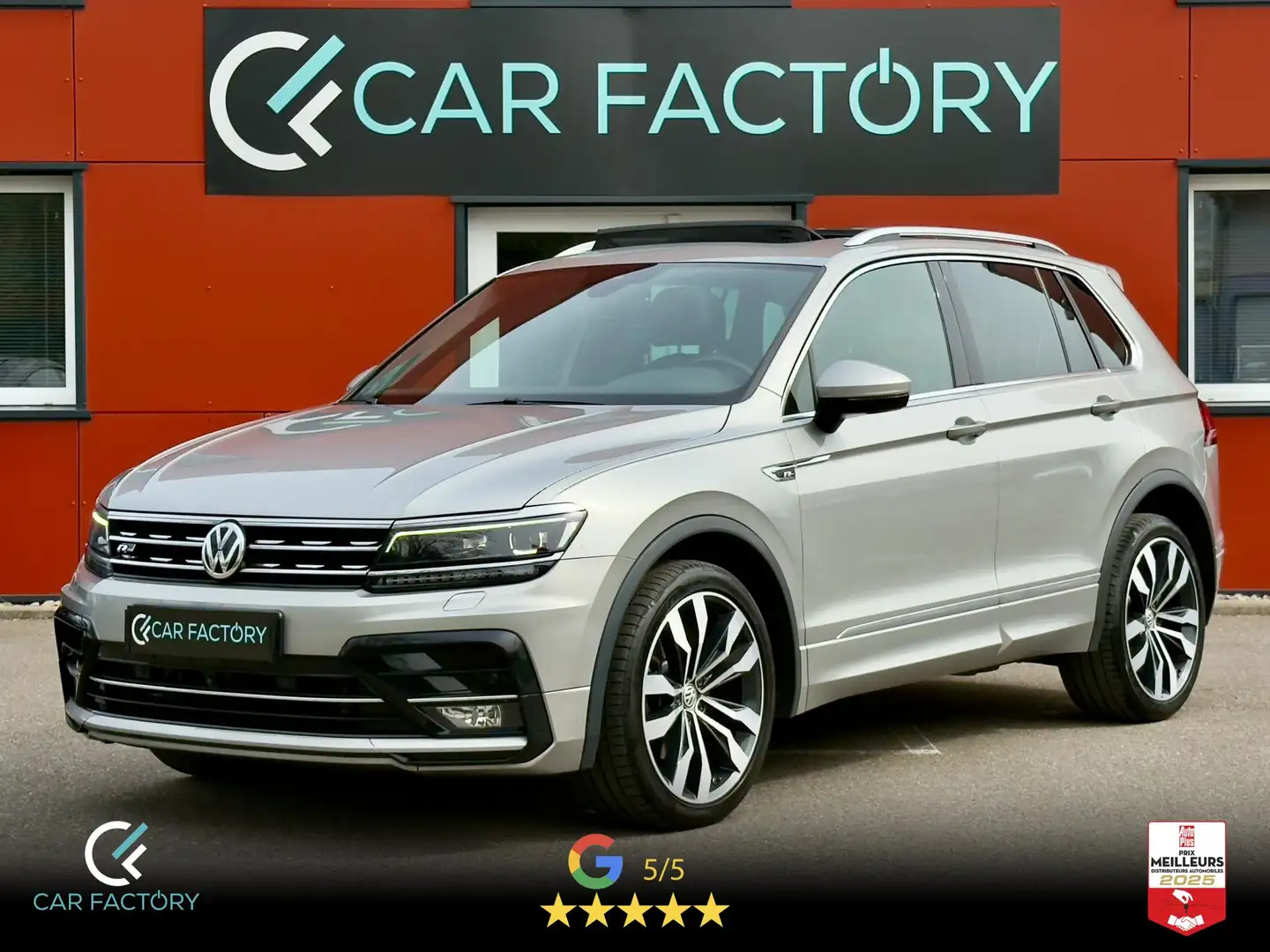 Volkswagen Tiguan 2.0 TDI 190 DSG 4Motion Carat R-Line Attelage Toit Gris - 1