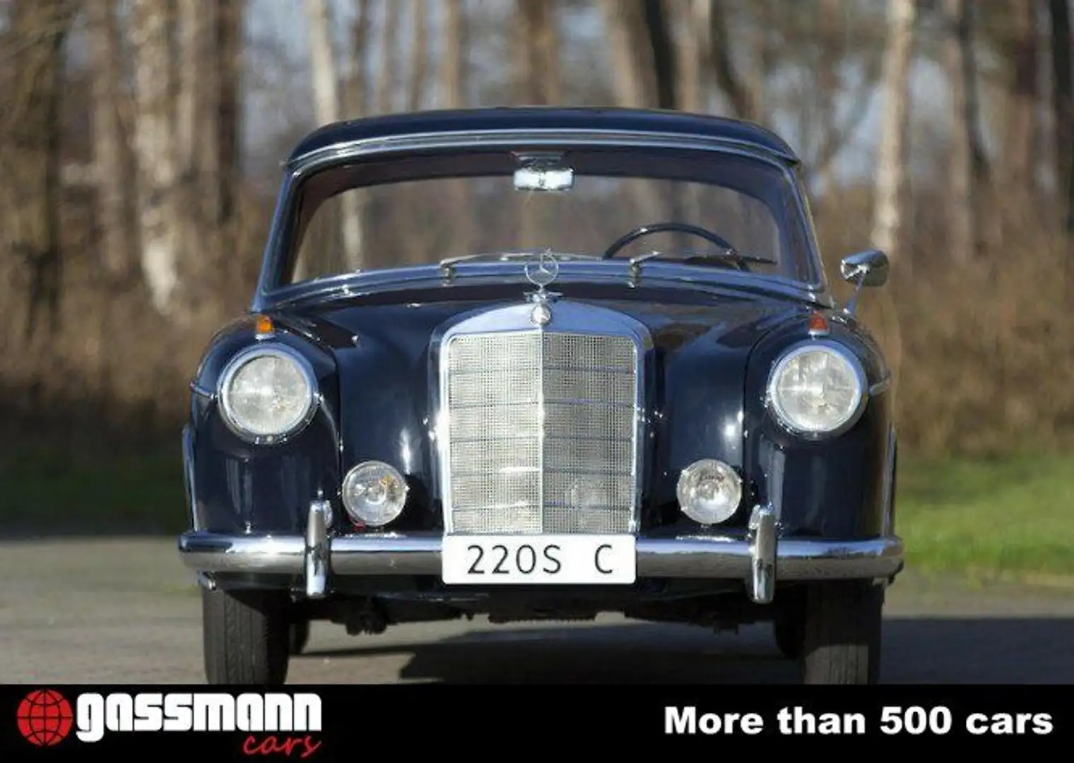 Mercedes-Benz 220 S Ponton W180 Coupe mit Schiebedach Blau - 2