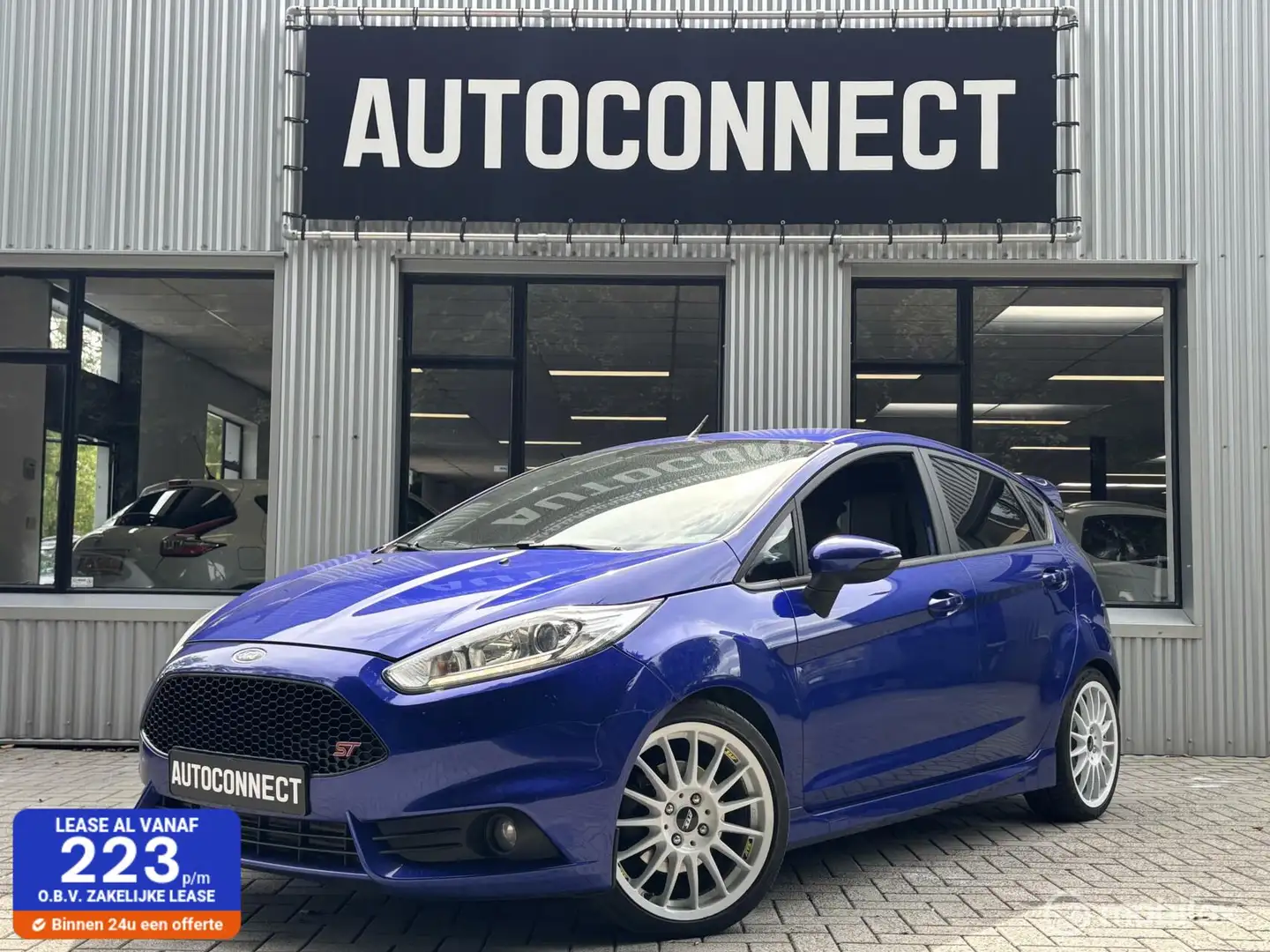 Ford Fiesta 1.6 ST. 183 PK, 5 DEURS, AIRCO Blau - 1