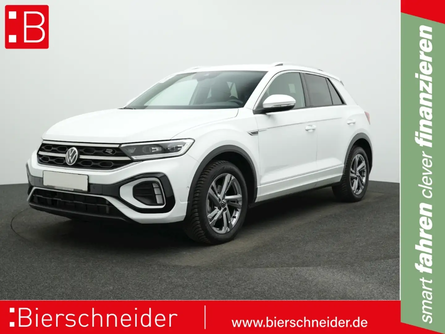 Volkswagen T-Roc 1.5 TSI DSG R-Line AHK NAVI KAMERA COCKPIT IQ.DRIV Weiß - 1