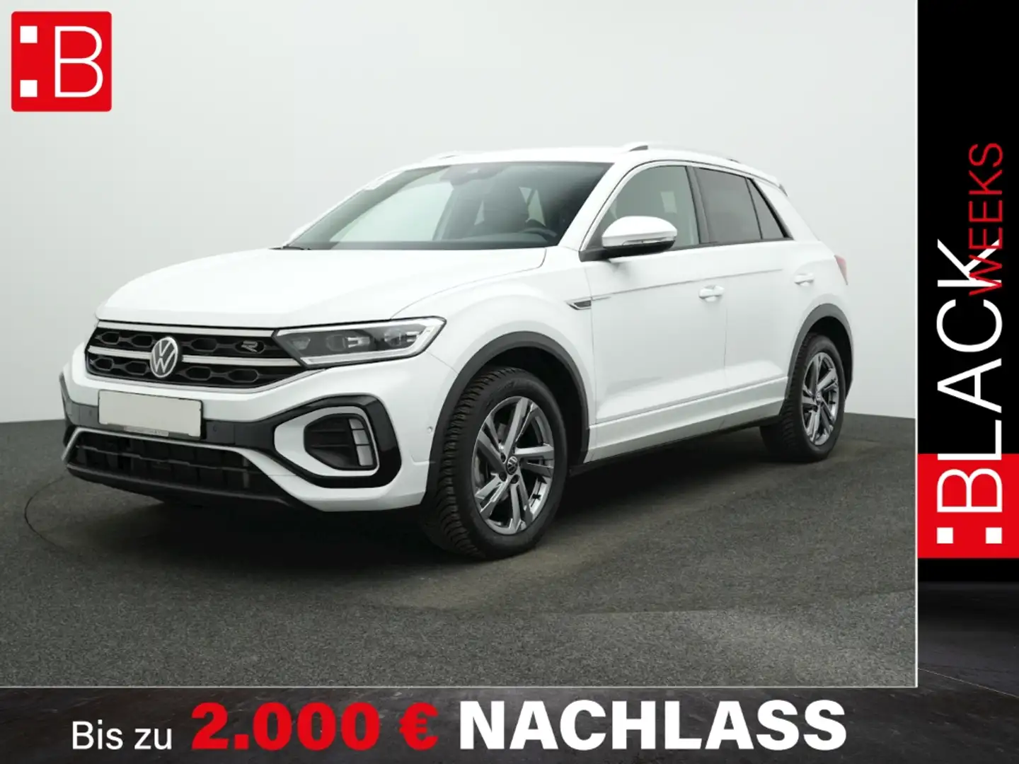 Volkswagen T-Roc 1.5 TSI DSG R-Line AHK NAVI KAMERA COCKPIT IQ.DRIV Weiß - 1