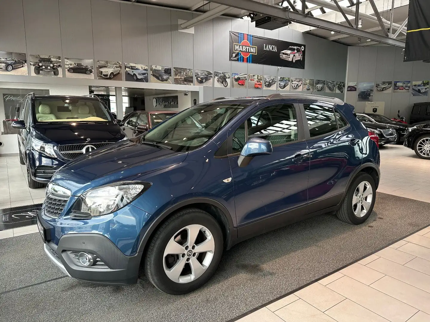 Opel Mokka Edition 1.7TDCi Klima AHK SHZ+LKHZ BT TEMP Blau - 2