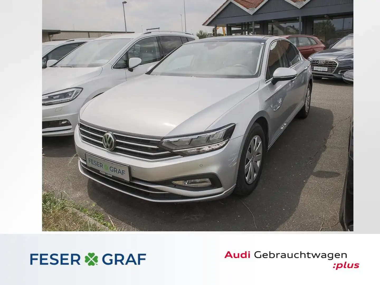 Volkswagen Passat Lim Business 2.0 TDI DSG Pano,Navi,LED,Kamera Argento - 1