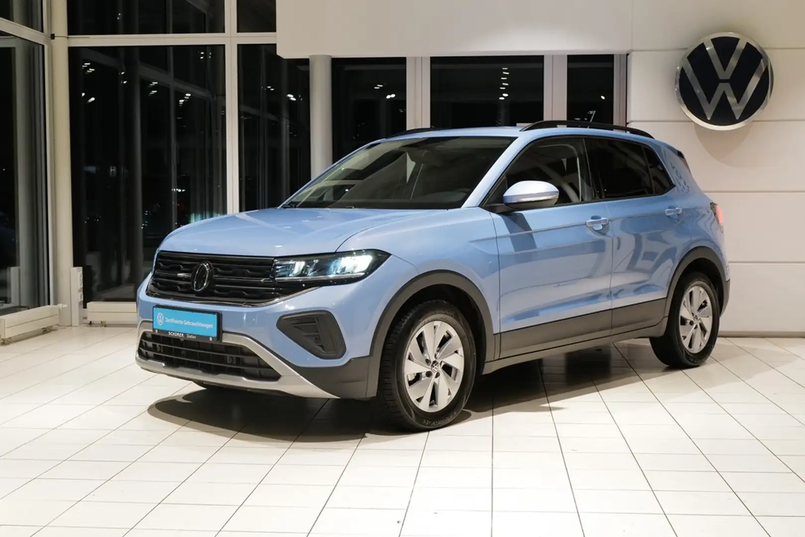 Volkswagen T-Cross 1.0TSI Life AHK RKam ACC Blau - 2