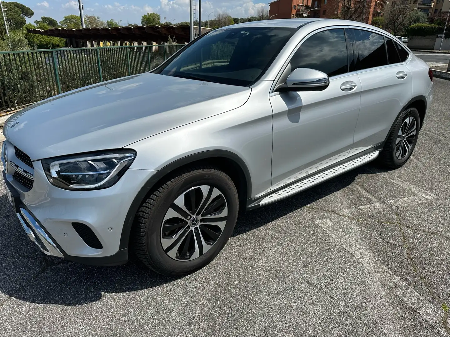 Mercedes-Benz GLC 200 GLC Coupe 200 mhev (eq-boost) Sport 4matic auto Argento - 2