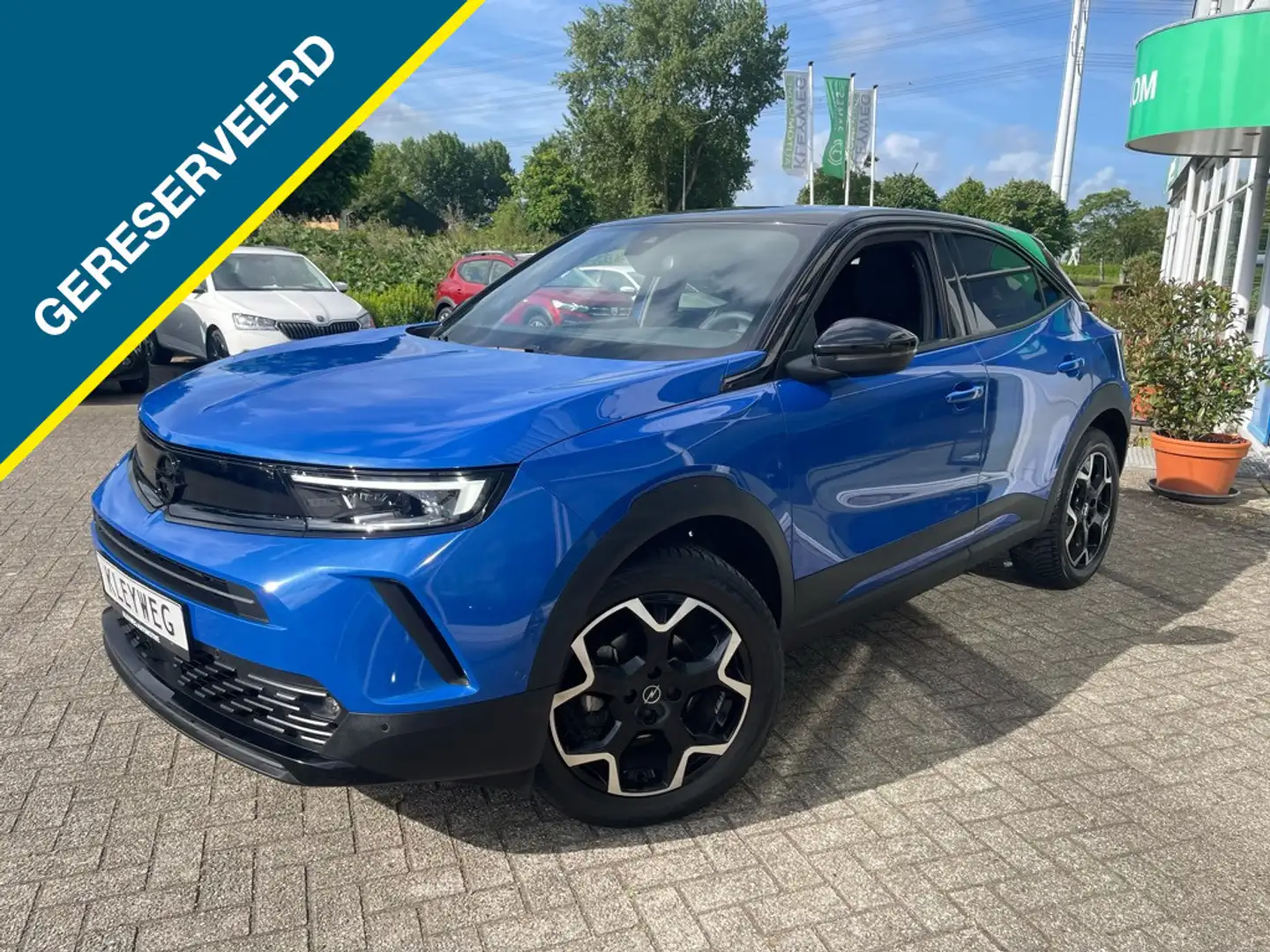 Opel Mokka Mokka 1.2 T 130pk Ultimate, Aut, Nav, Carplay, El. Blauw - 1
