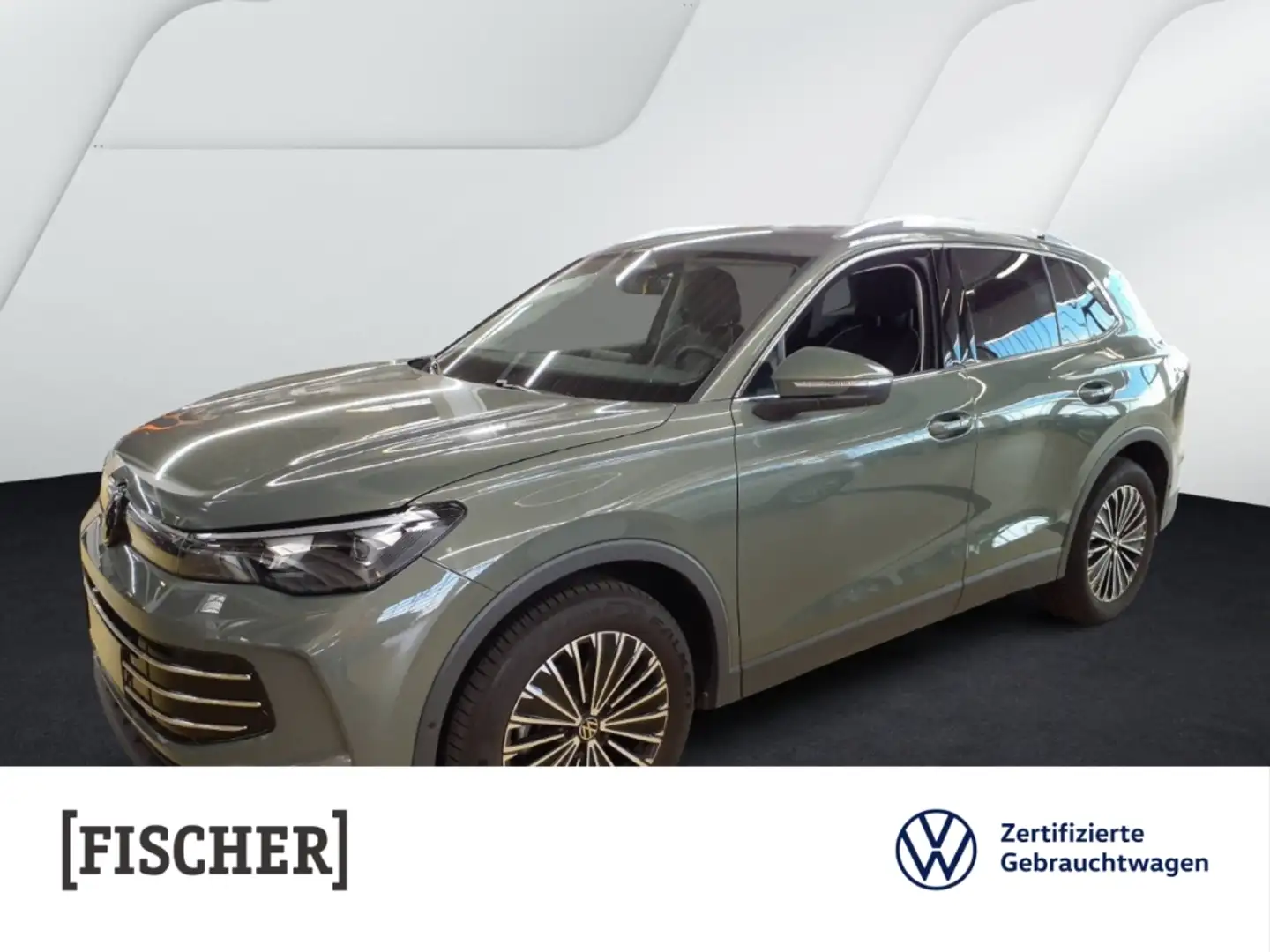 Volkswagen Tiguan 1.5 eTSI DSG Elegance Matrix Navi AHK Area View Grün - 1