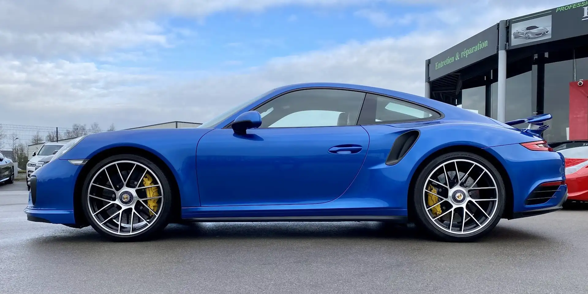 Porsche 911 (991) Turbo S / Flat 6 3.8l 581 CH PDK 7 / Pack Sp Azul - 2