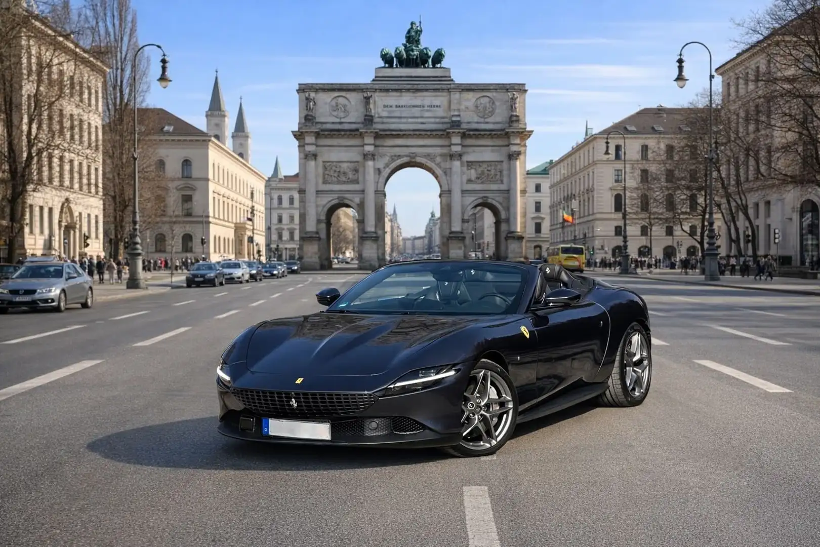 Ferrari Roma Spider*1.Hand*Farbe: Blu Roma*Mod.2026 Blau - 2