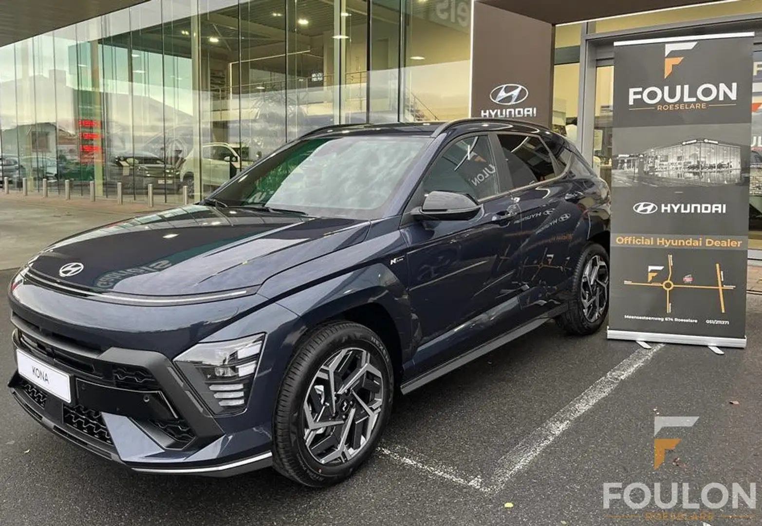 Hyundai KONA 1.6 HYBRID Feel N-Line | meerdere kleuren STOCK Blau - 1