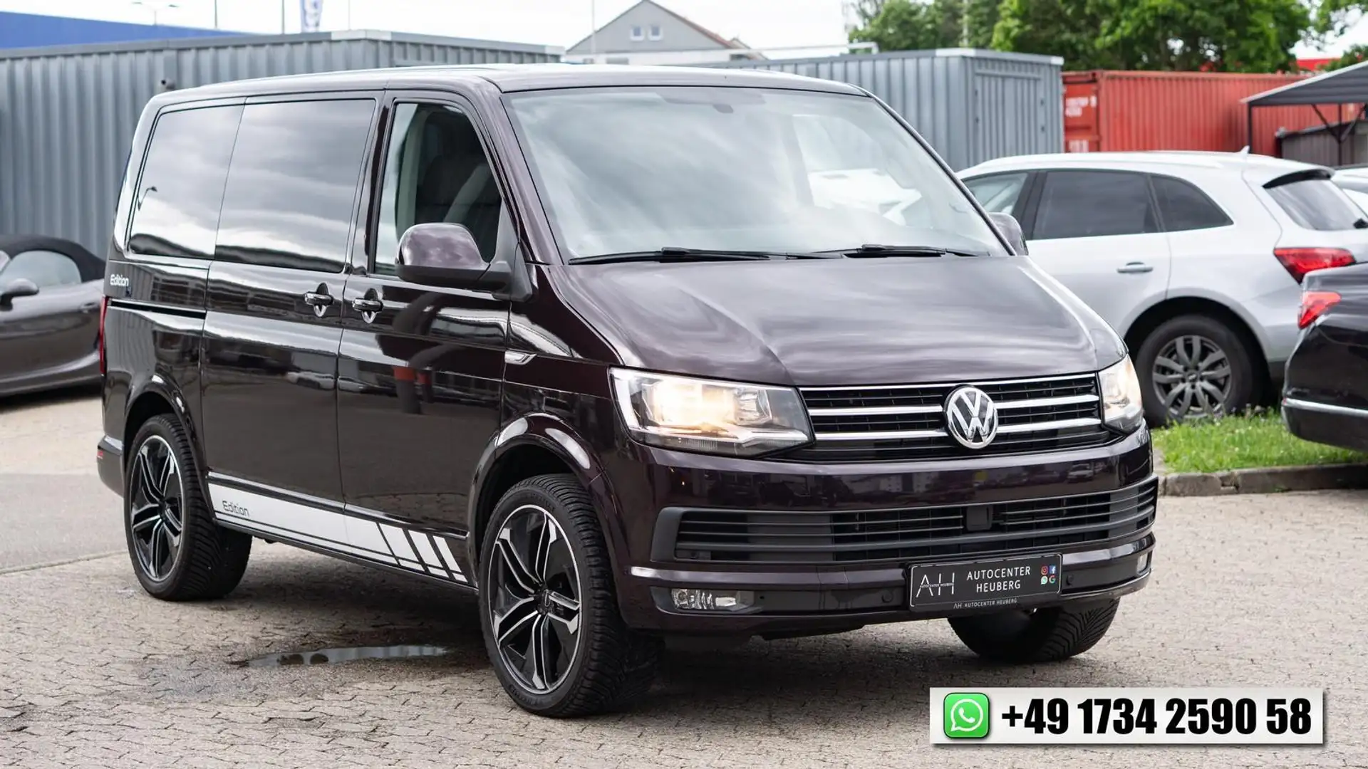Volkswagen T6 Transporter Bus Multivan Comfortline 7.Sitzer KAM ACC Negro - 1