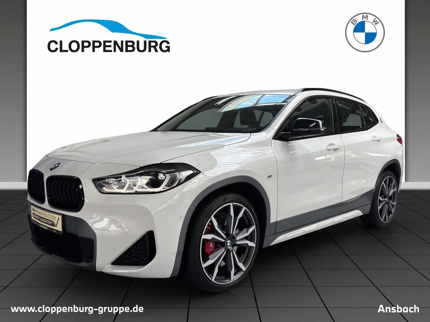 BMW X2 xDrive20i M Sportpaket Head-Up+AHK+Navi+Pano Weiß - 1