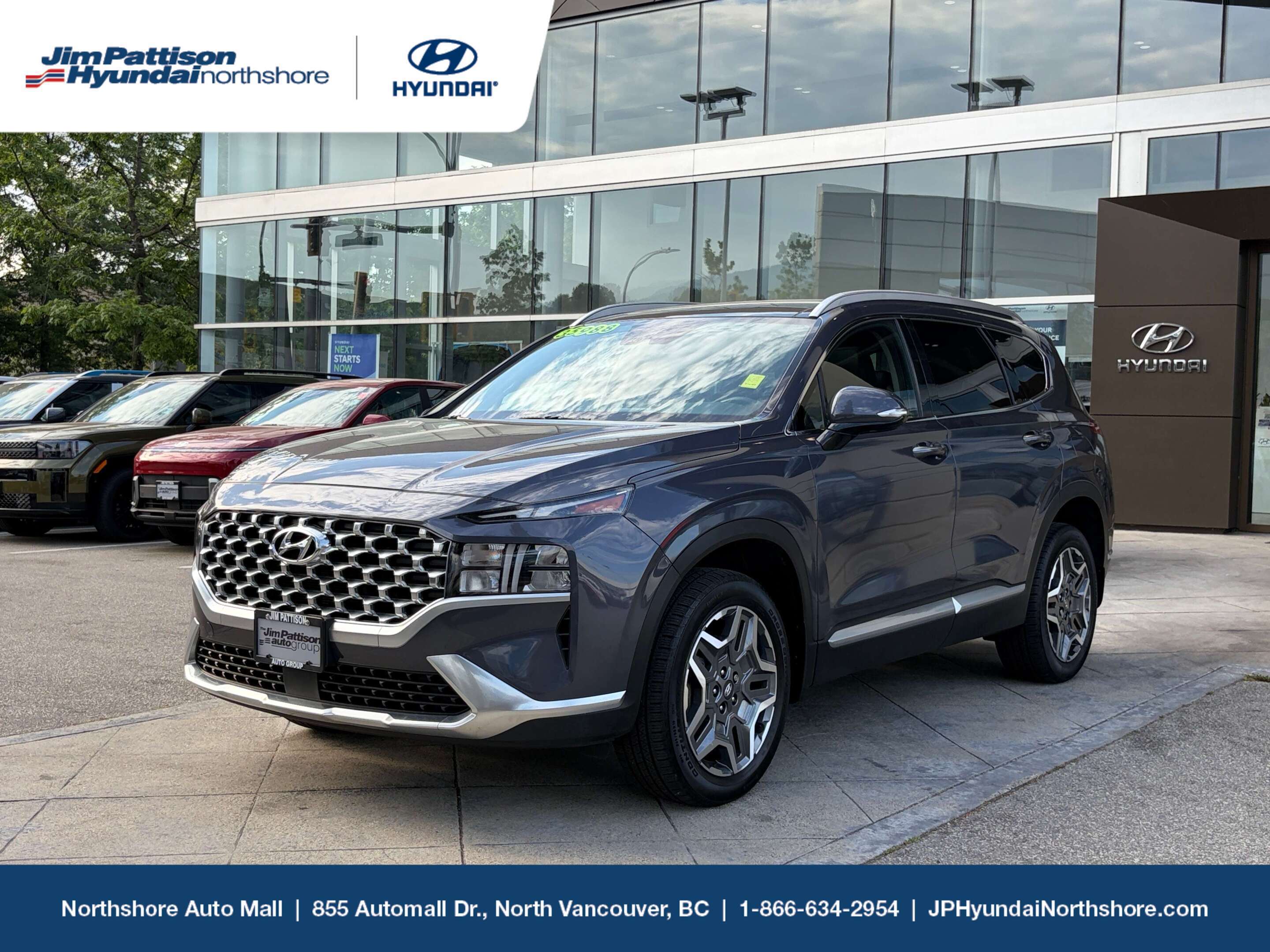 Gray 2023 Hyundai Santa Fe Hybrid SUV / Crossover 6-Speed Automatic