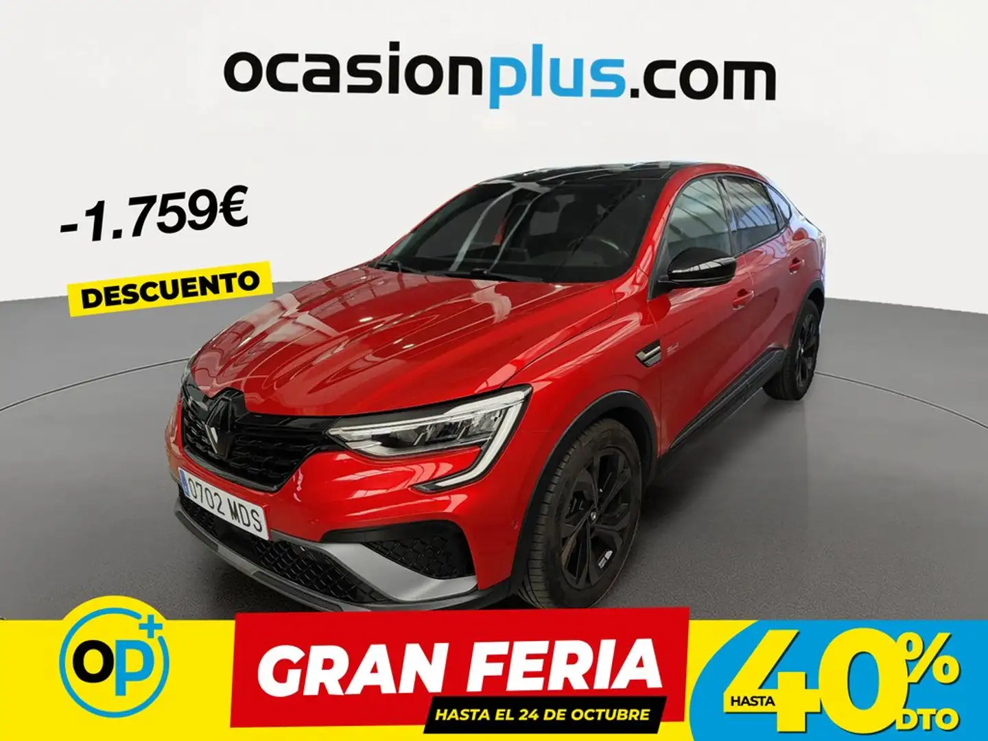 Renault Arkana 1.6 E-Tech Engineered Fast Track 105kW Rojo - 1