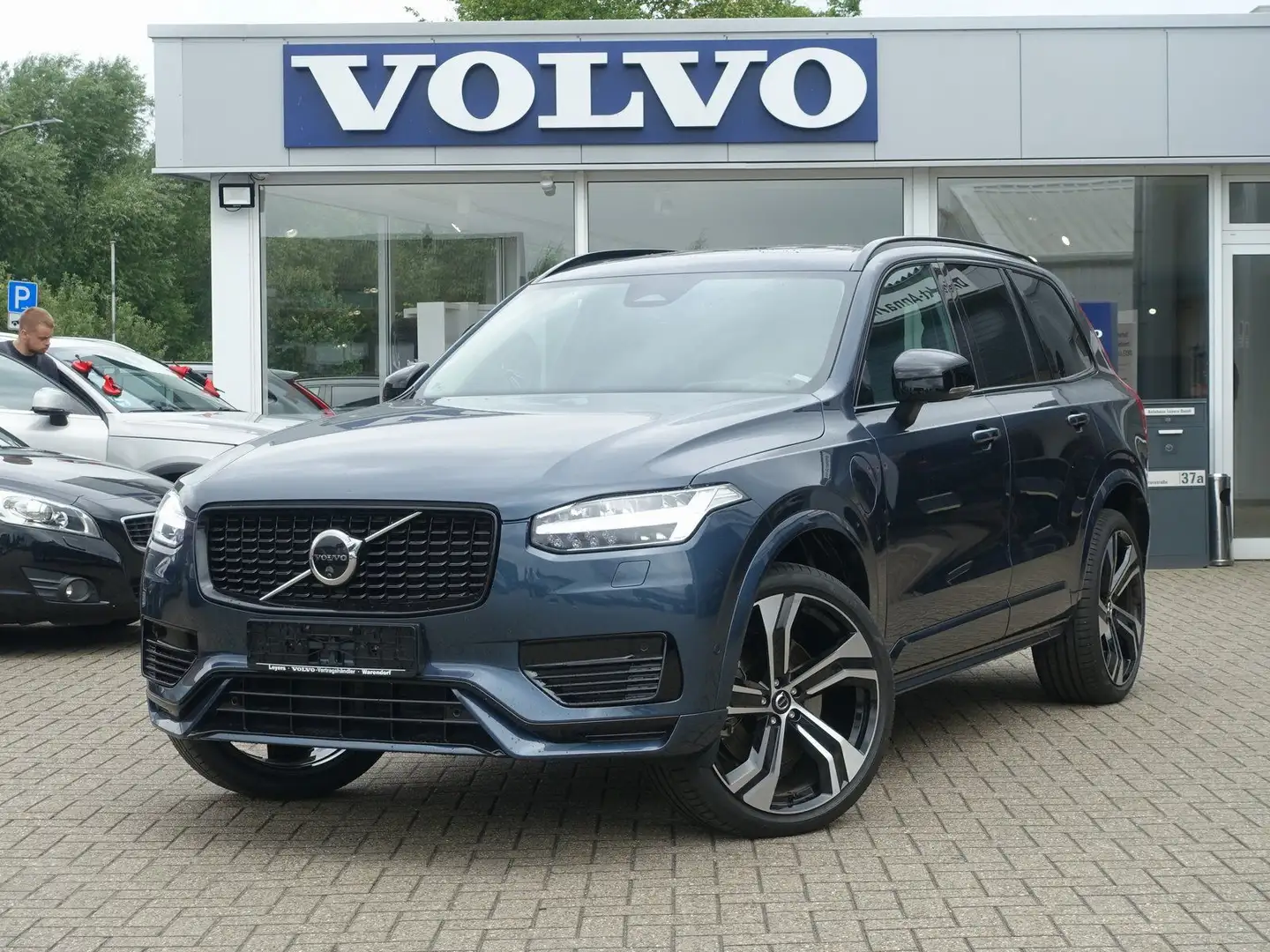 Volvo XC90 Ultra T8 AWD Plug-in Hybrid/360°Cam/AHK/22" Kék - 1