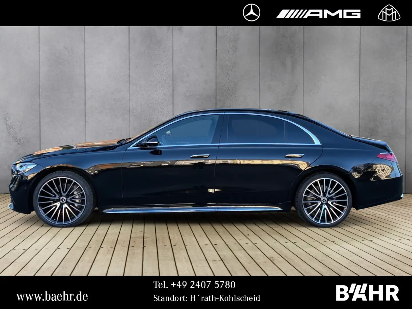 Mercedes-Benz S 580 S 580 4M lang AMG/Chauffeur/Burmester3D/Pano/360 Negro - 2