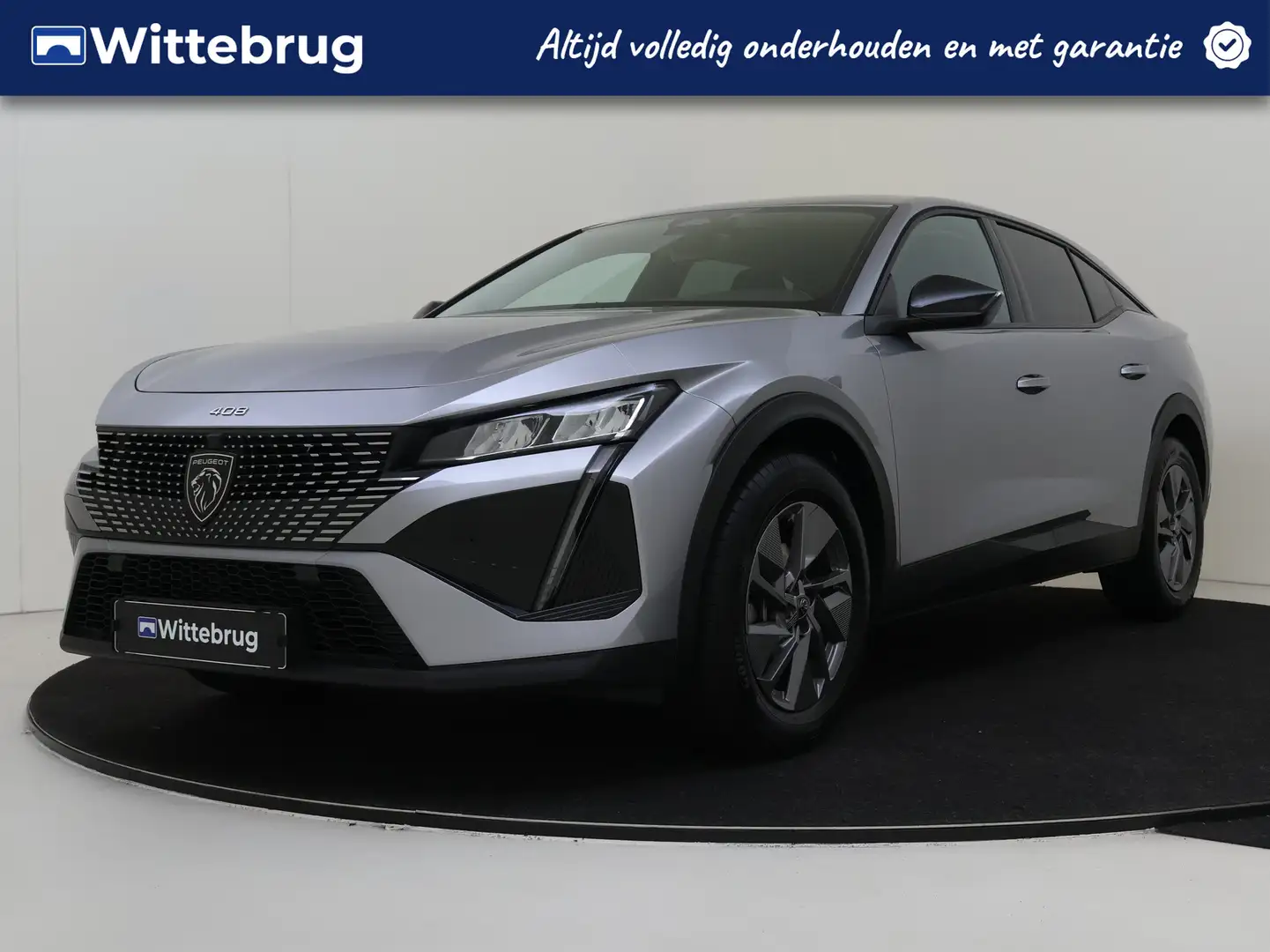 Peugeot 408 1.2 PureTech Allure 130 Automaat | Navigatie | Par Grijs - 1