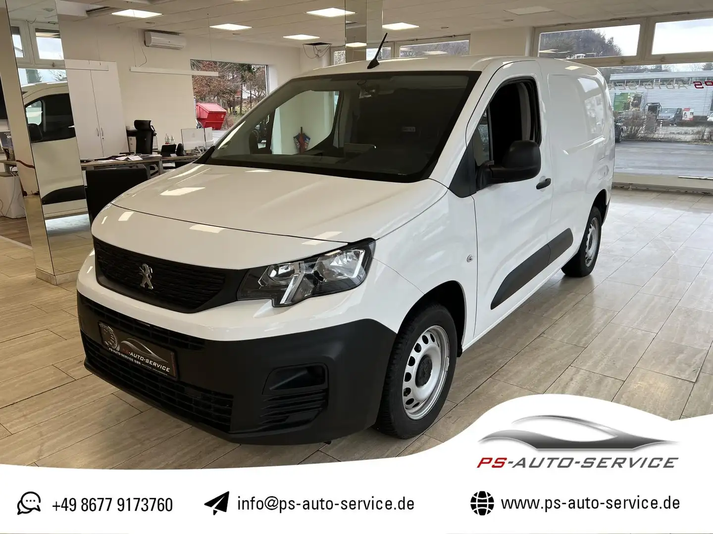 Peugeot Partner Premium L2, Navi, Kamera, PDC, Tempomat Blanco - 1