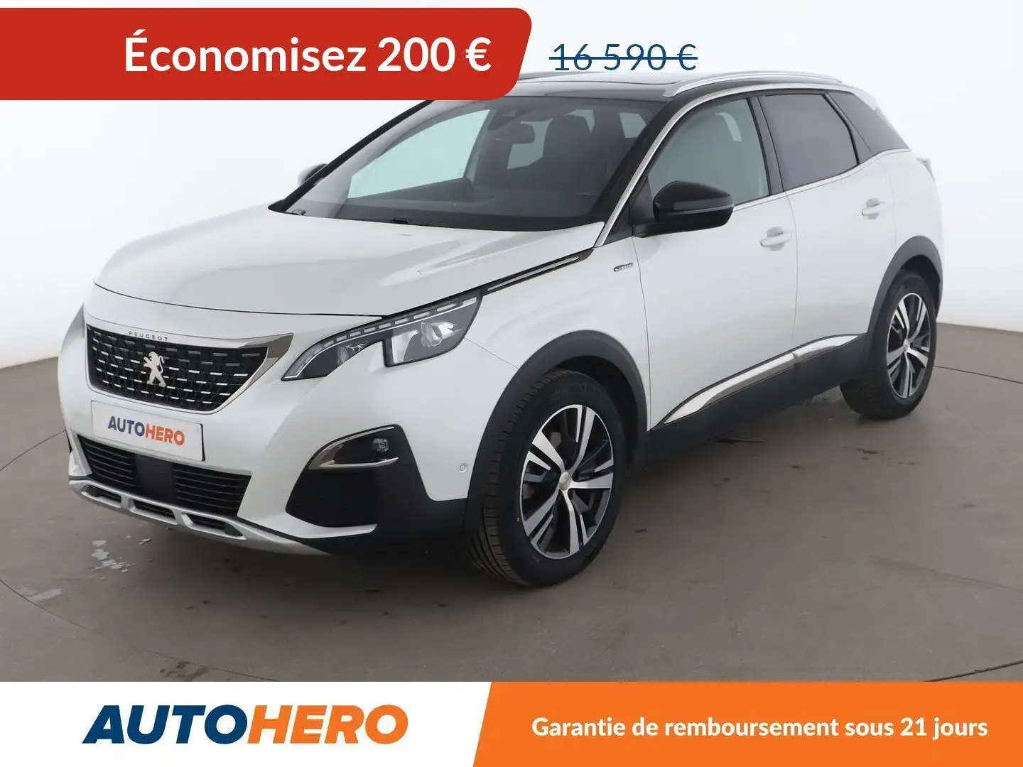 Peugeot 3008 1.6 THP GT Line EAT6 Blanc - 1