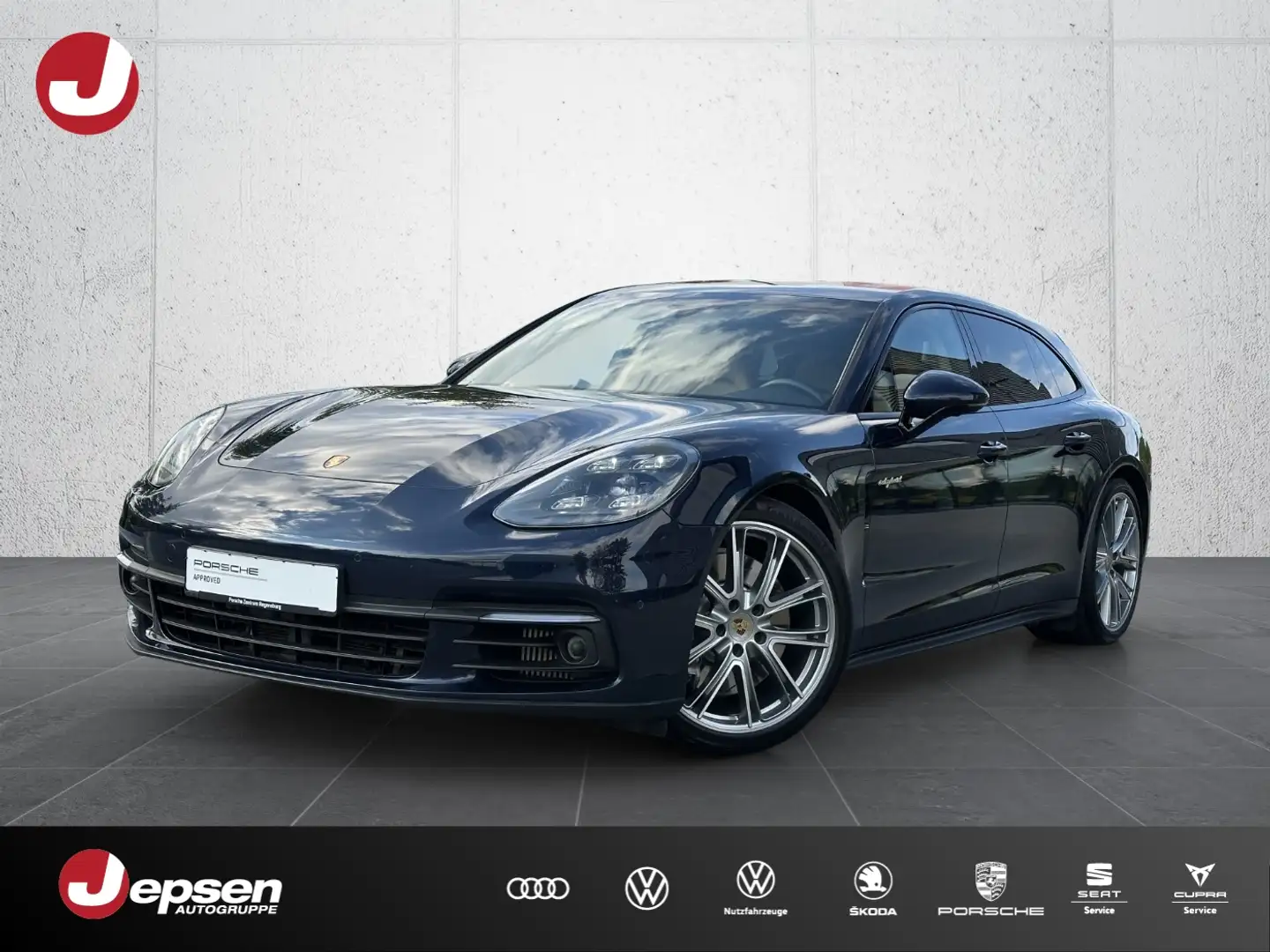 Porsche Panamera 4 E-Hybrid Sport Turismo BOSE 360° SHZ Bleu - 1