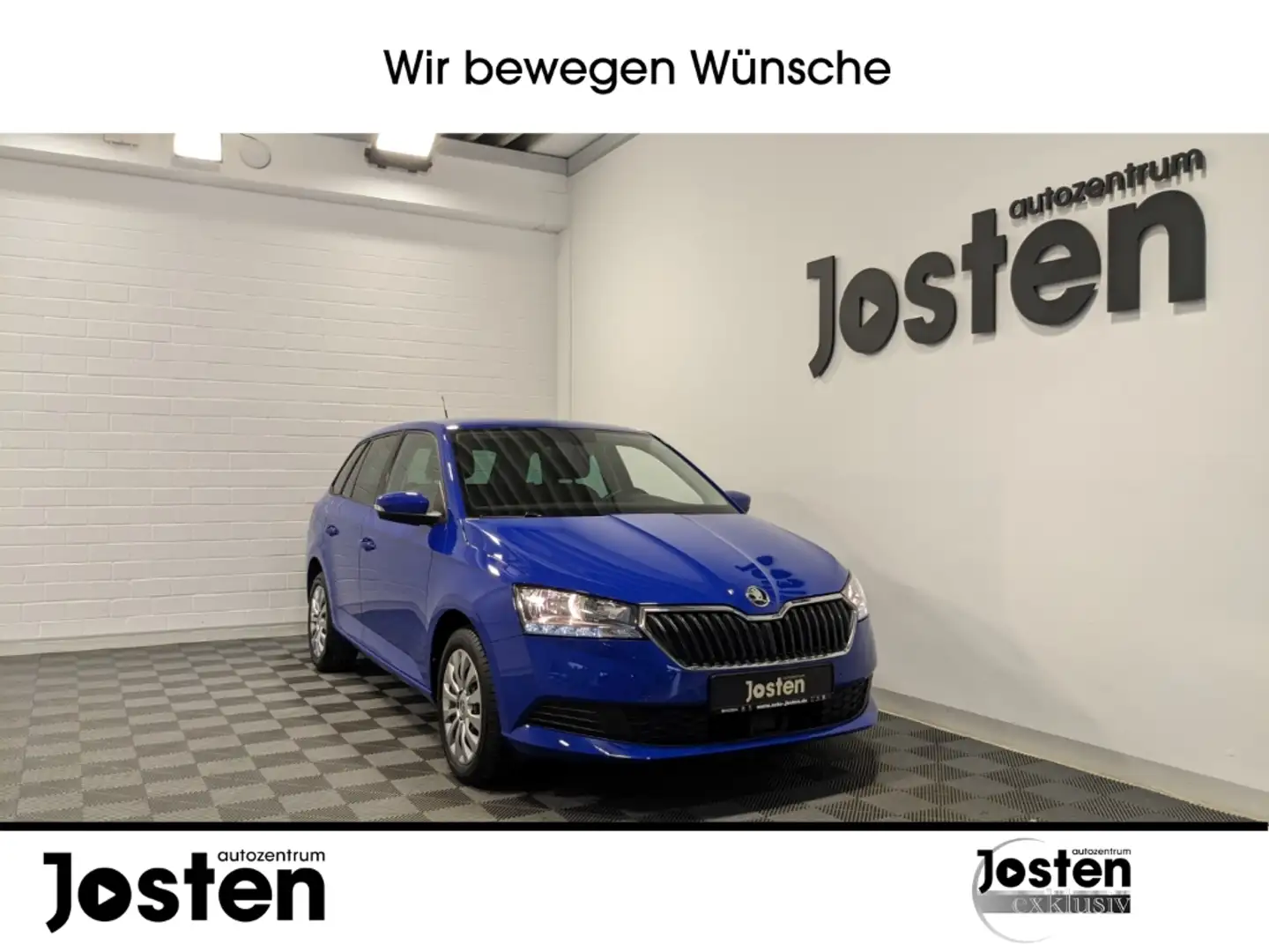 Skoda Fabia Combi Ambition 1.0 TSI Navi PDC CarPlay Blu/Azzurro - 1