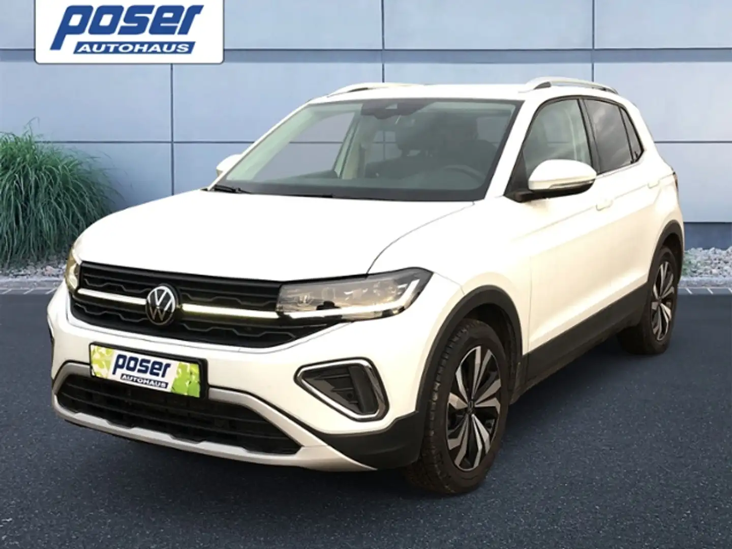 Volkswagen T-Cross 1.0 TSI 85 kW Style KLIMA LED NAVI Blanc - 2