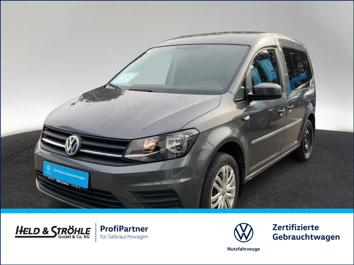 Volkswagen Caddy Trendline 1.4 TSI AHK CLIMATRONIC NAVI SHZ Grau - 1