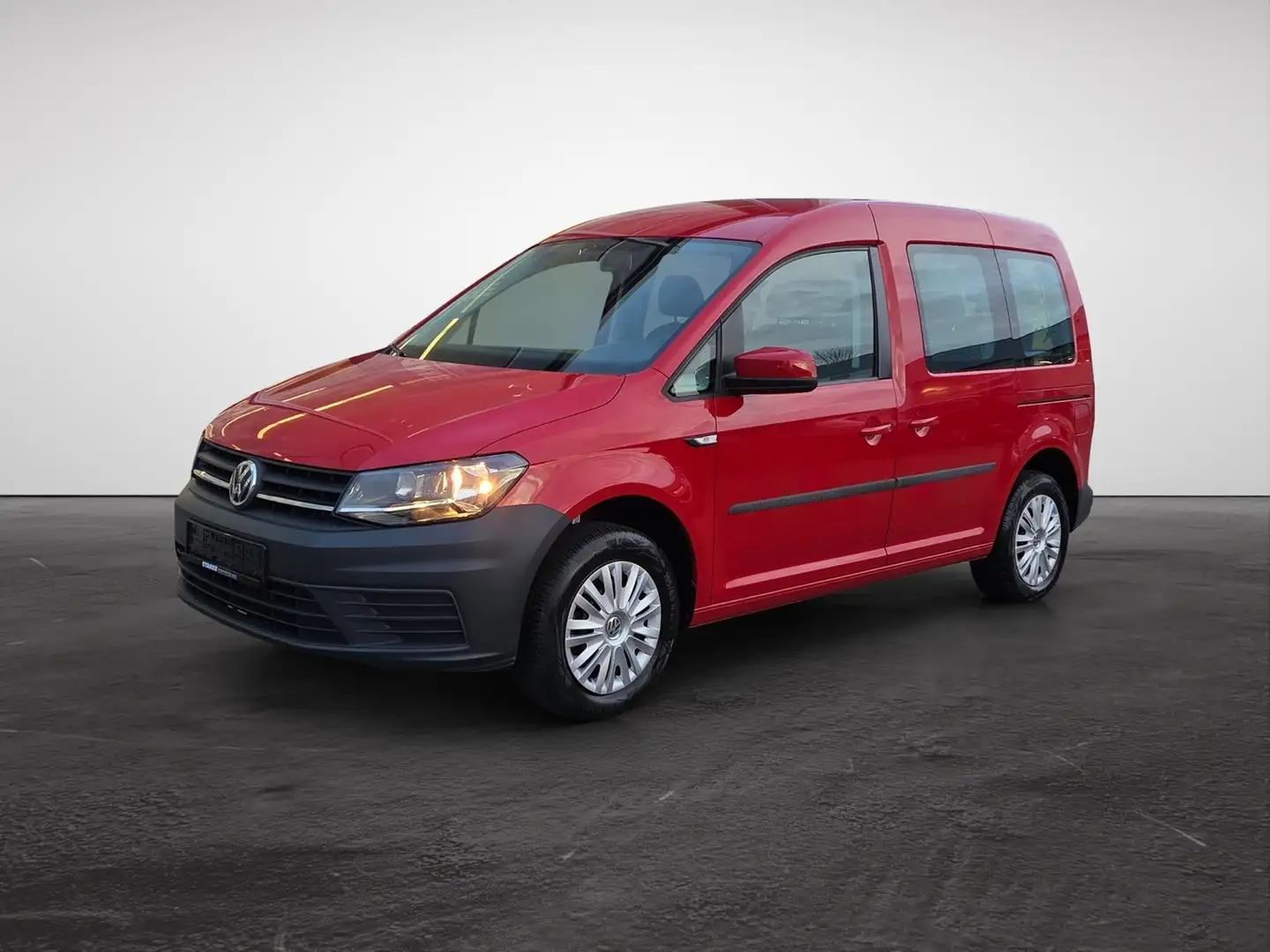 Volkswagen Caddy 2.0 TDI Trendline Navi AHK PDC Klima 7-Sitzer Rot - 2