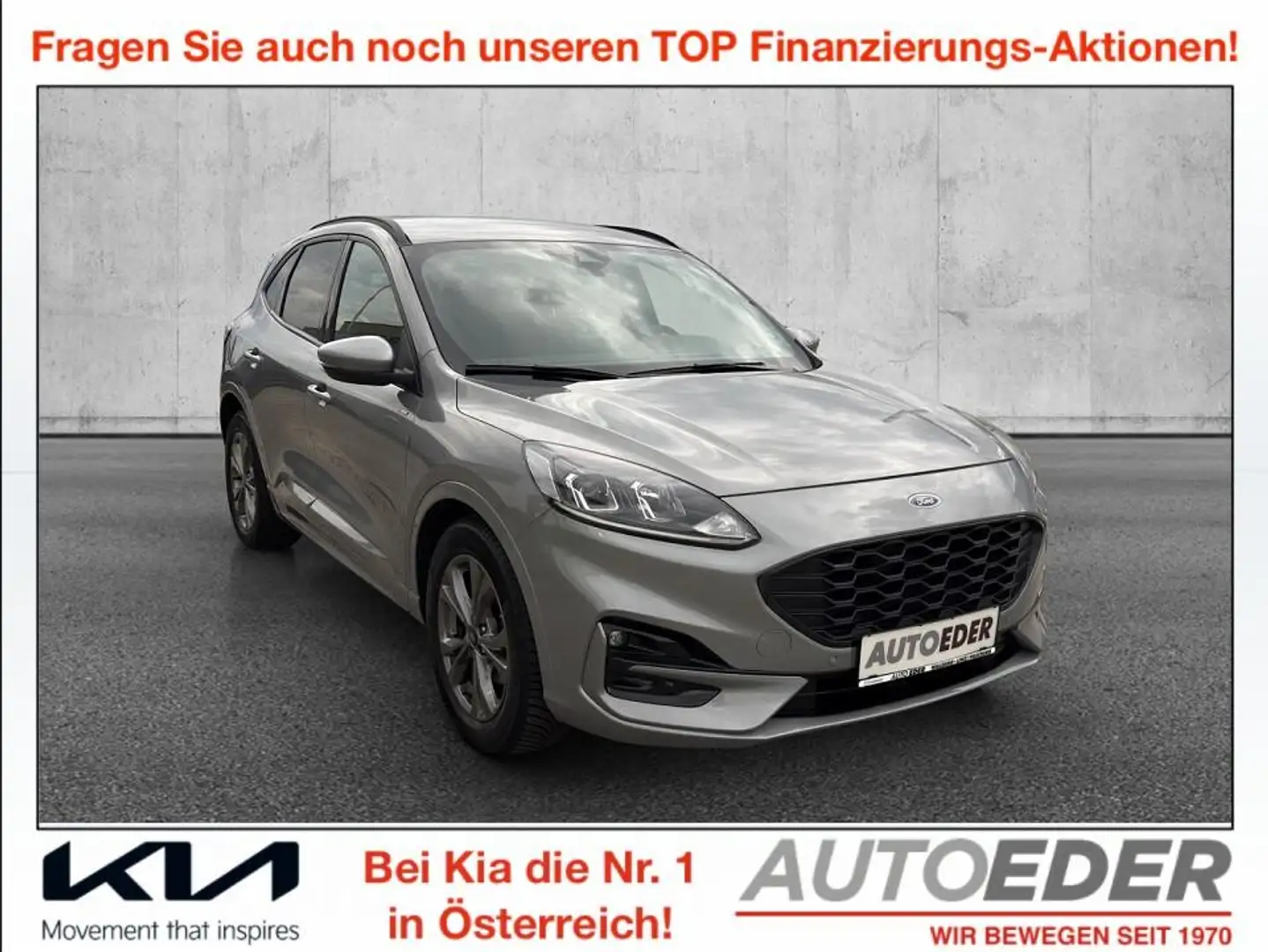 Ford Kuga 2,0 EcoBlue Hybrid ST-Line Aut. Grau - 1