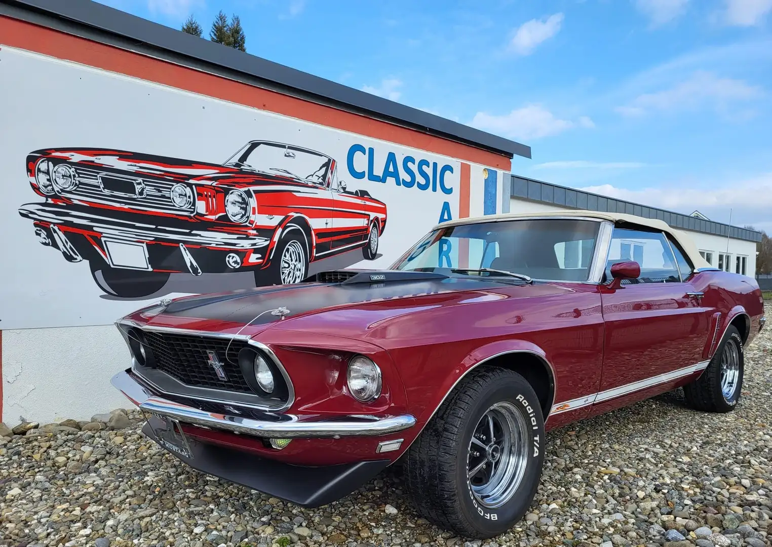Ford Mustang Mustang cabrio, V8, Einmalig. Rood - 1