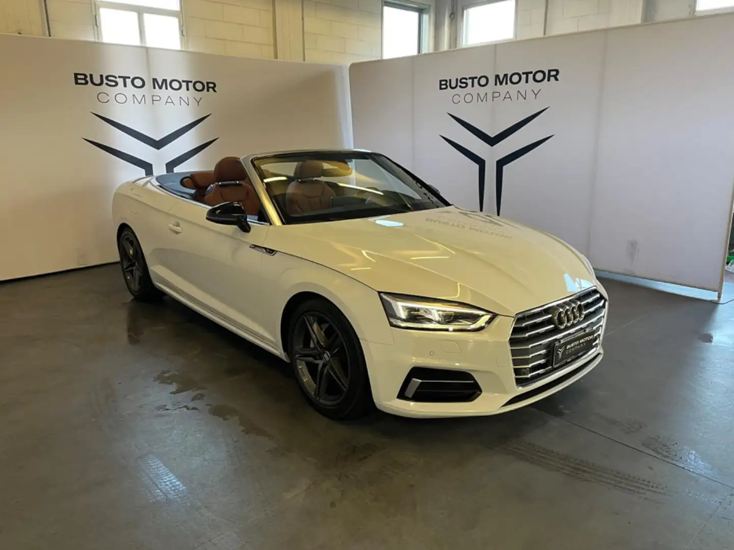 Audi A5 Cabrio 40 TDI Auto Sline GARANZIA EUROPEA Blanc - 1
