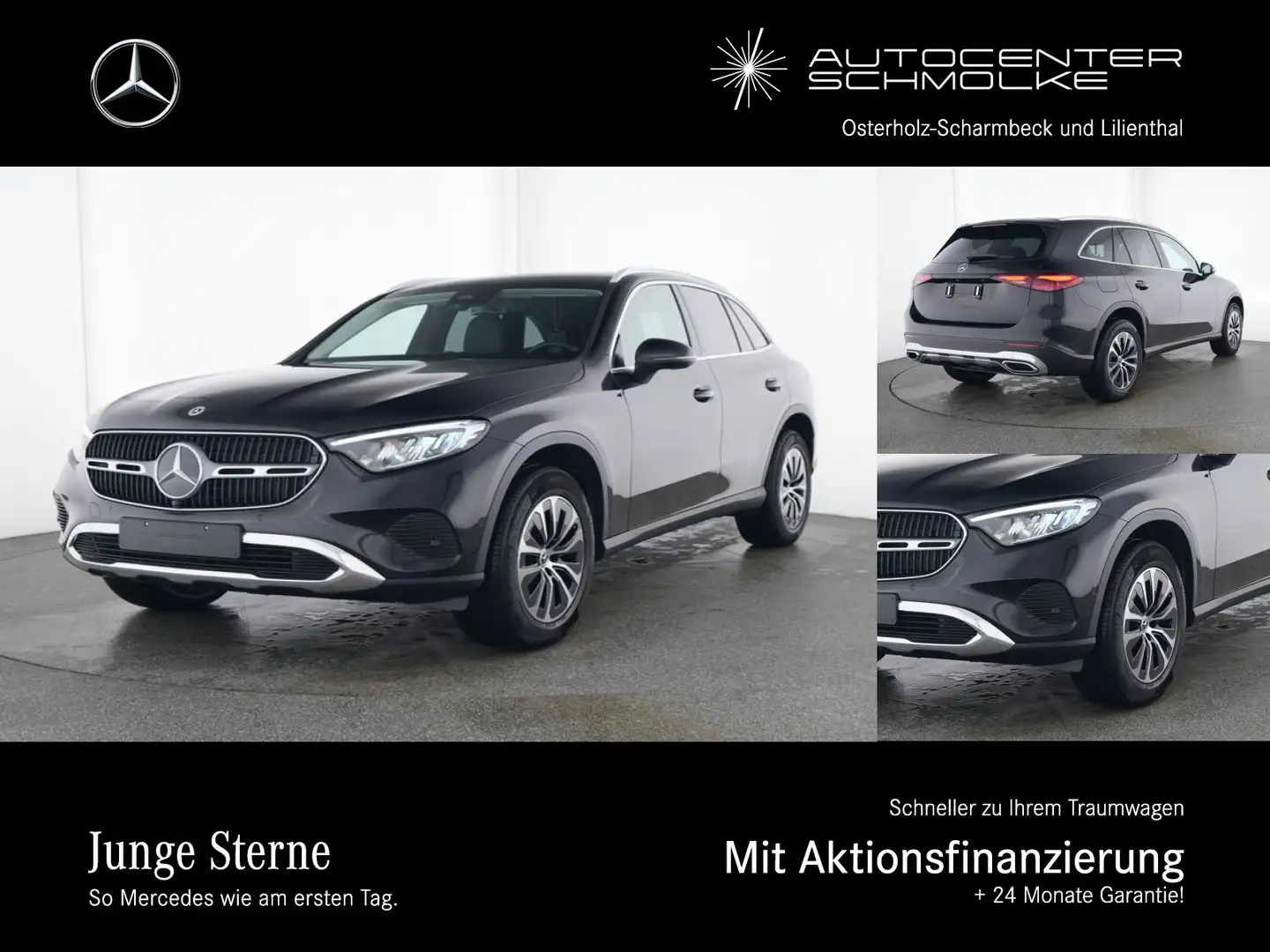 Mercedes-Benz GLC 200 GLC 200 4M ADVANCED PLUS AHK*STANDH:*RFK*MEMORY* Schwarz - 1