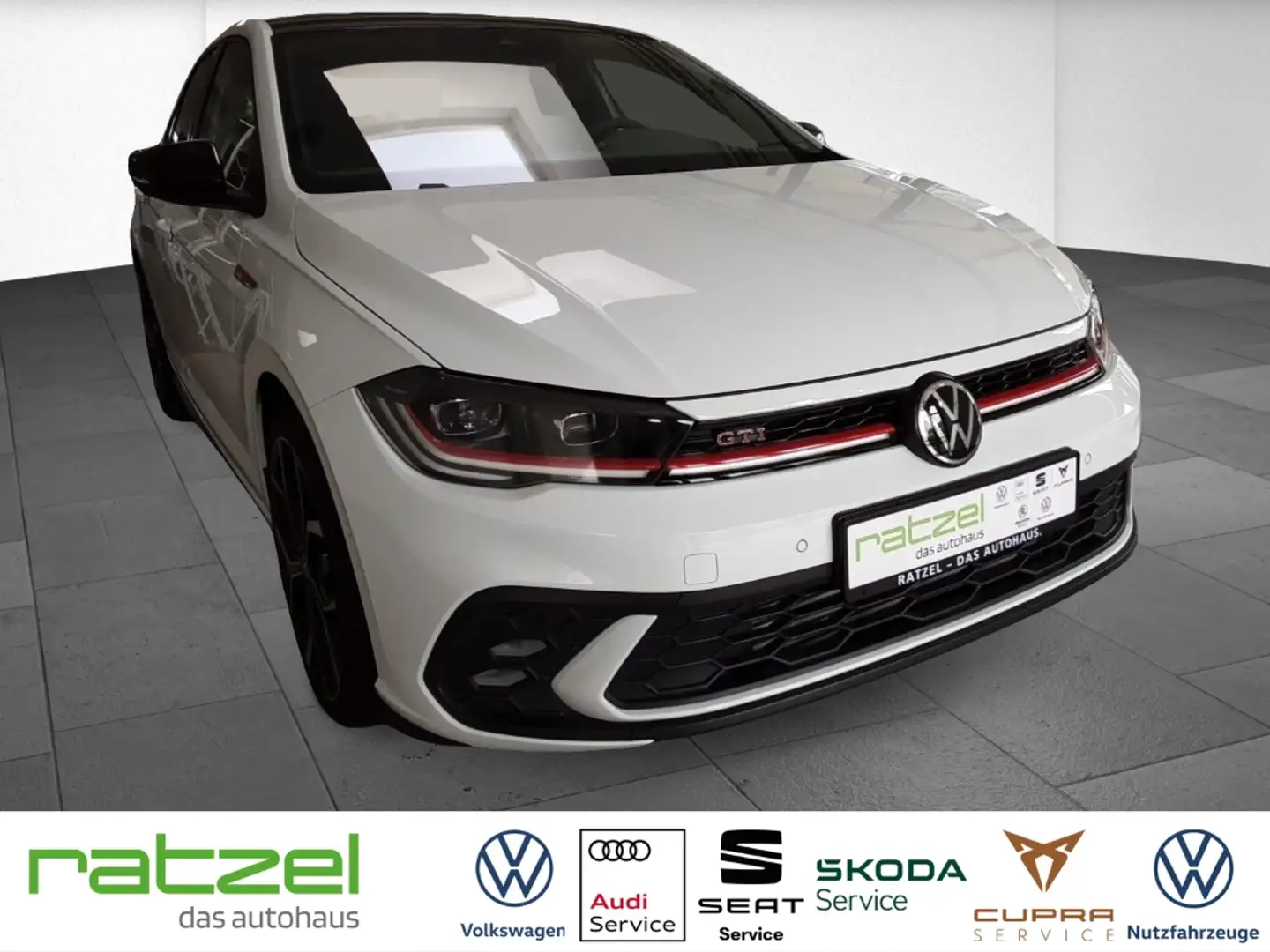 Volkswagen Polo GTI 2.0 DSG 5,99% Fin+ACC+SHZ+Navi+Sport Select Blanc - 1