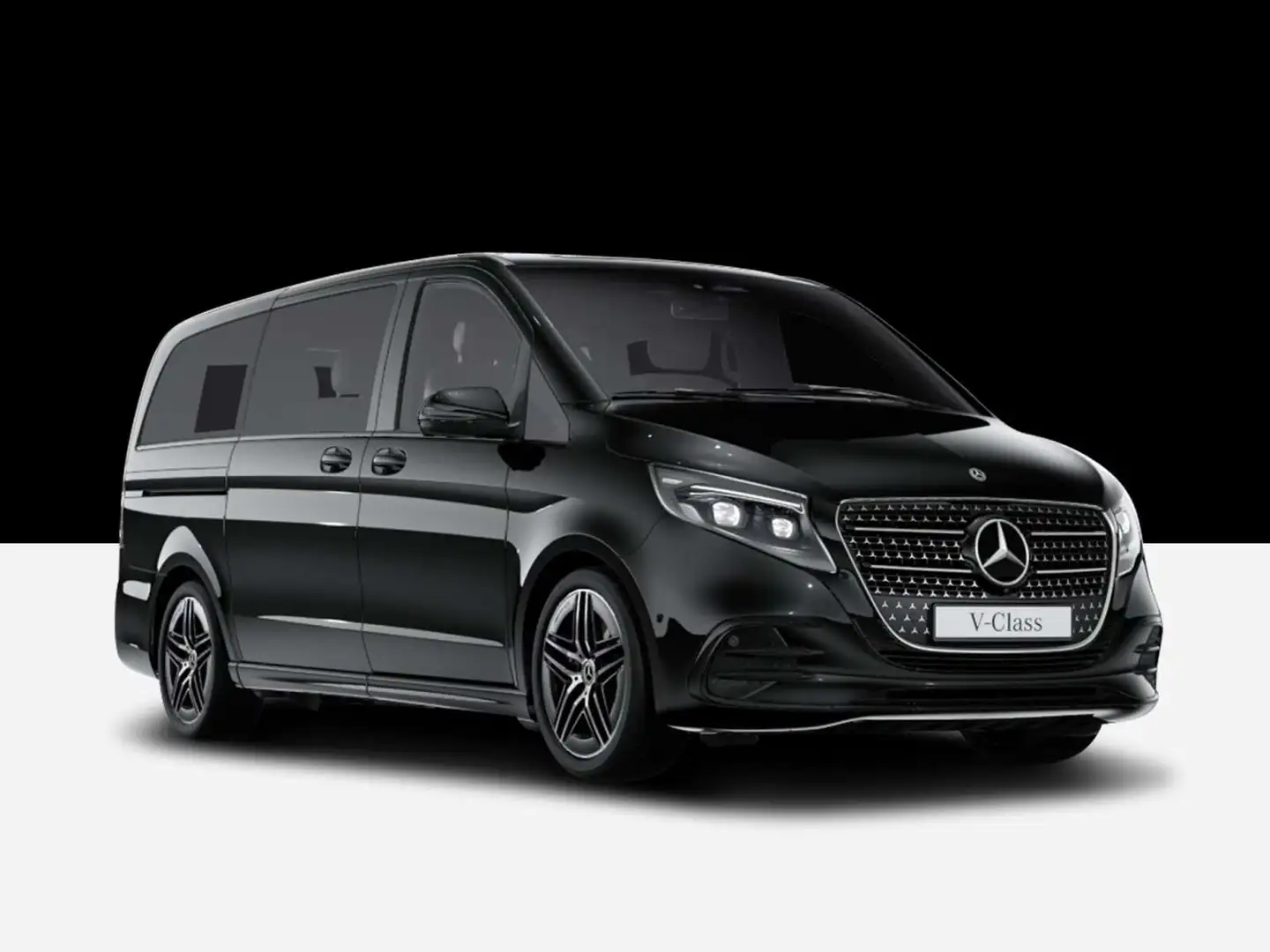Mercedes-Benz V 300 V 300 d AVANTGARDE Lang  AMG Line/Basic/Navi/Klima Noir - 1