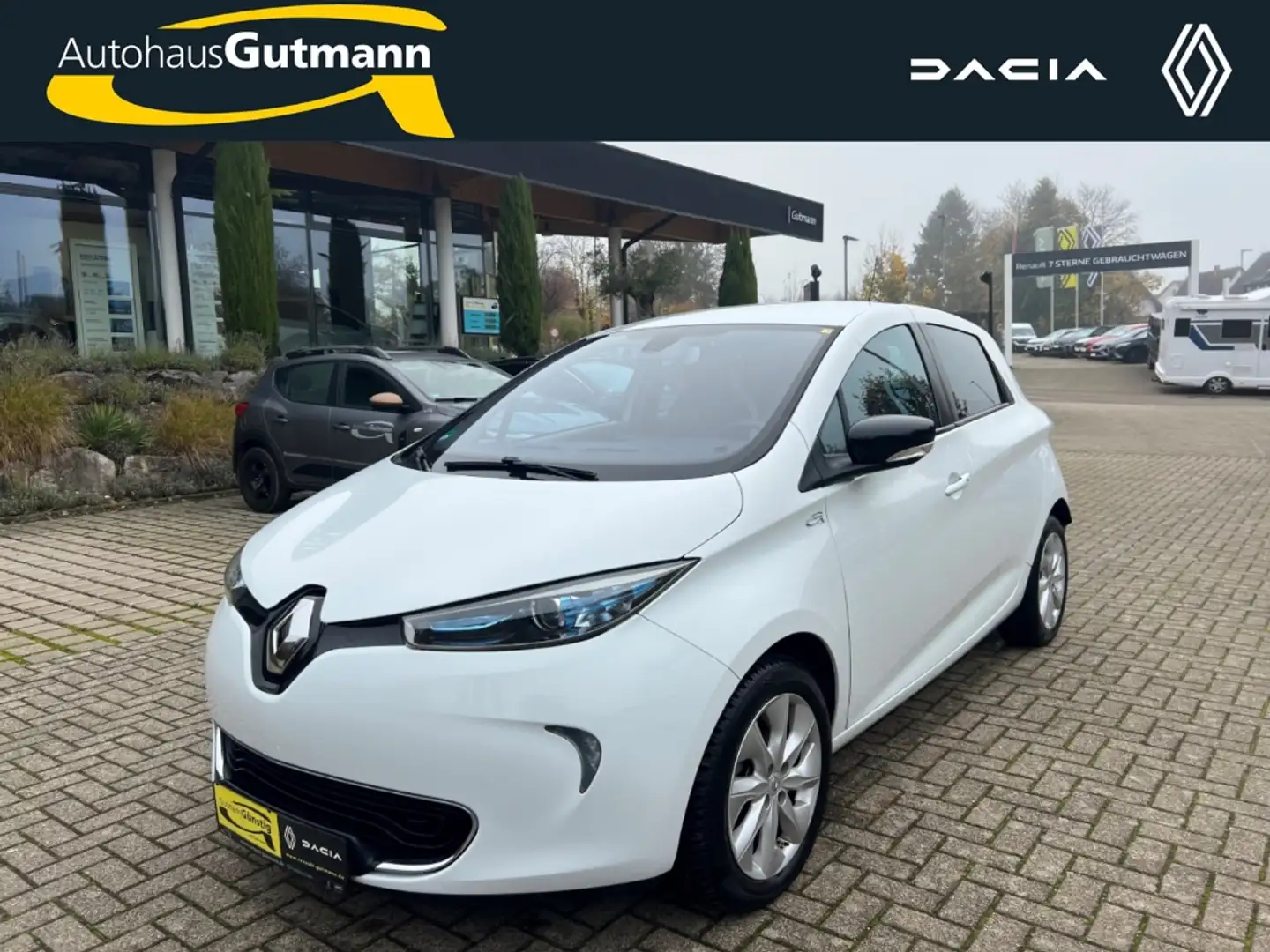 Renault ZOE Intens Z.E 22 kWh Batteriemite Navi Klimaautom Ke Weiß - 1