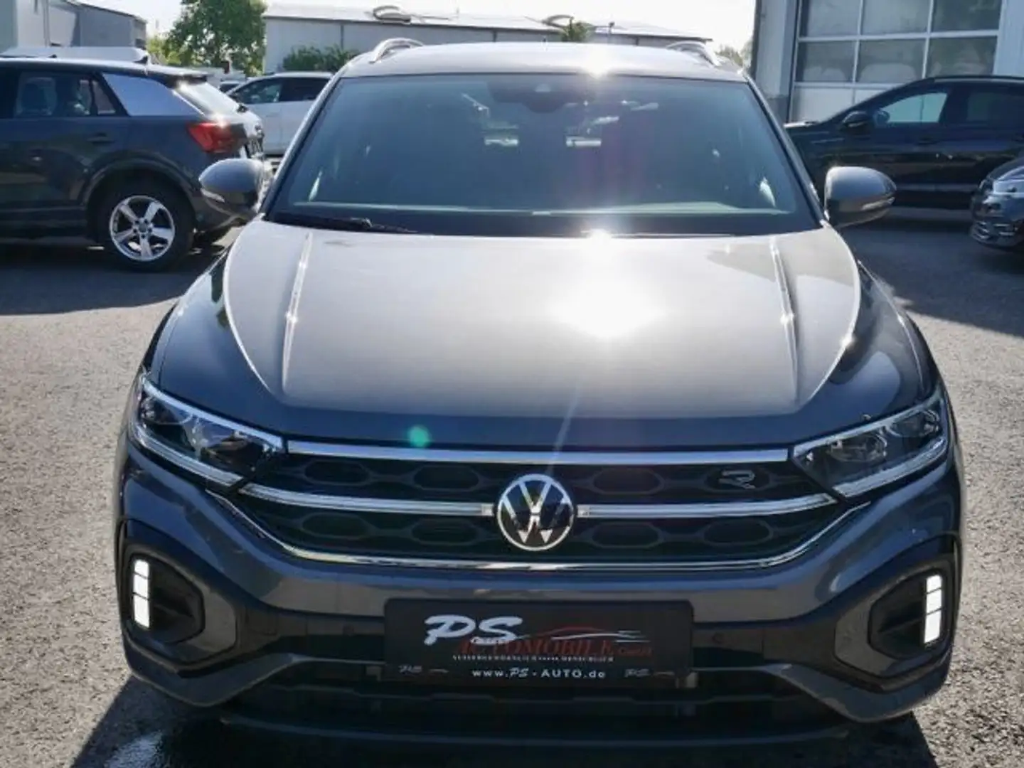 Volkswagen T-Roc 1.5 TSI DSG"R-Line"AHK+Matrix+beh.Lenkrad Gris - 2
