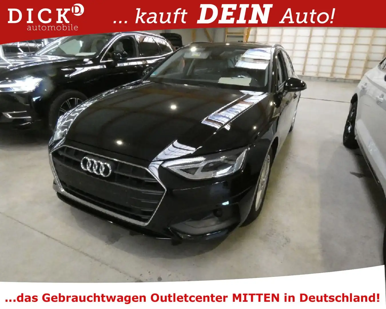 Audi A4 Av 40d S-Tr. LED/NAVI/ACC/ALCANTARA/SHZ/8Fa Schwarz - 1