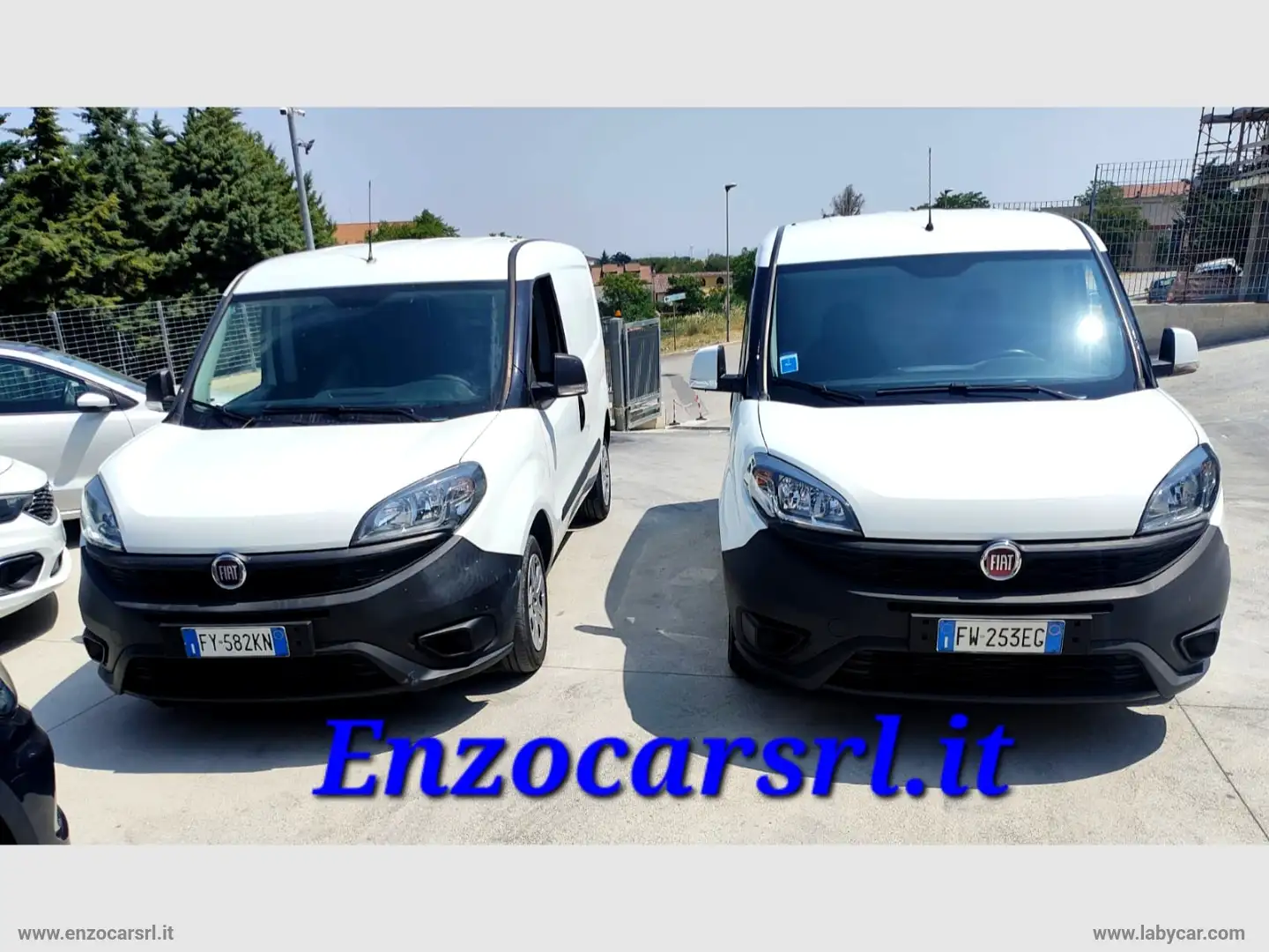 Fiat Doblo 1.6 MJT 105CV PC-TN Cargo Lam. SX 3 POSTI 2019 Blanc - 2