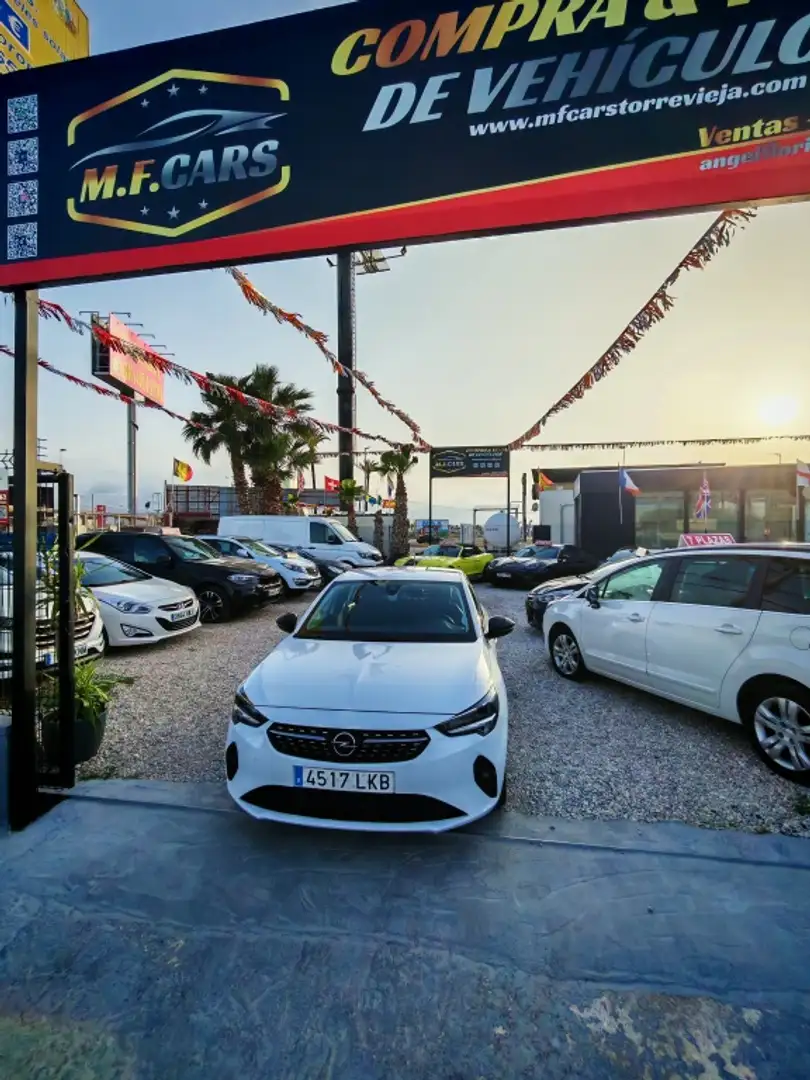 Opel Corsa 1.2T XHT S/S Elegance AT8 100 Blanco - 1