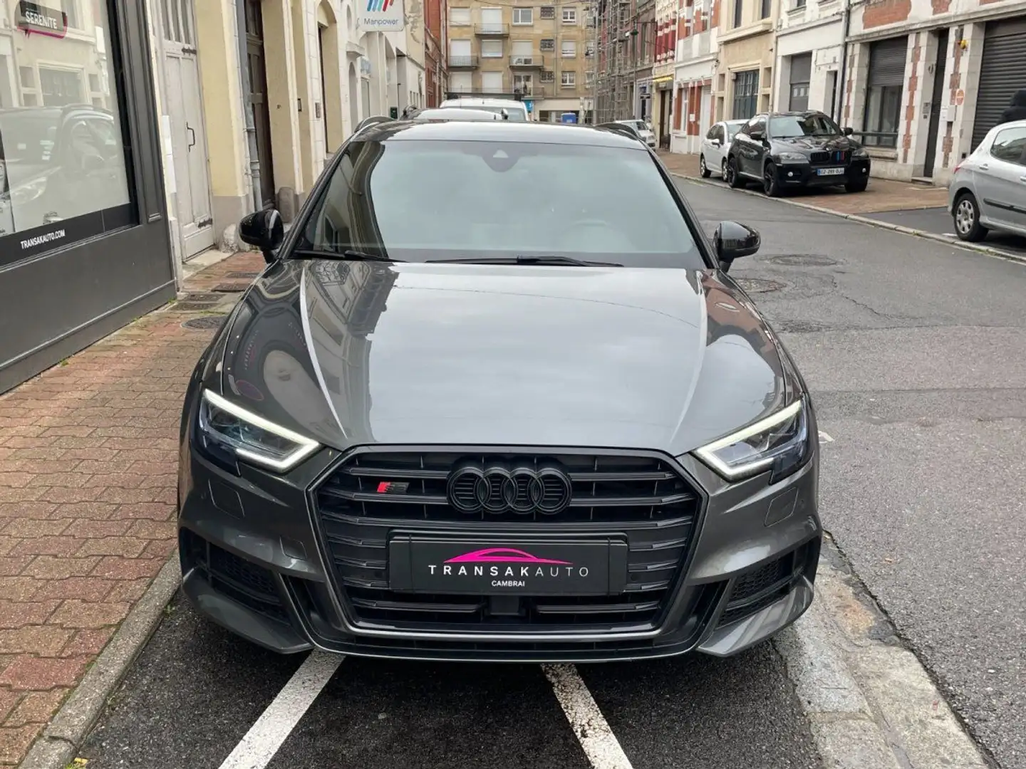 Audi S3 SPORTBACK TFSI 300 S tronic 7 Quattro / BANG OLUFSEN / CARPLAY Grigio - 2