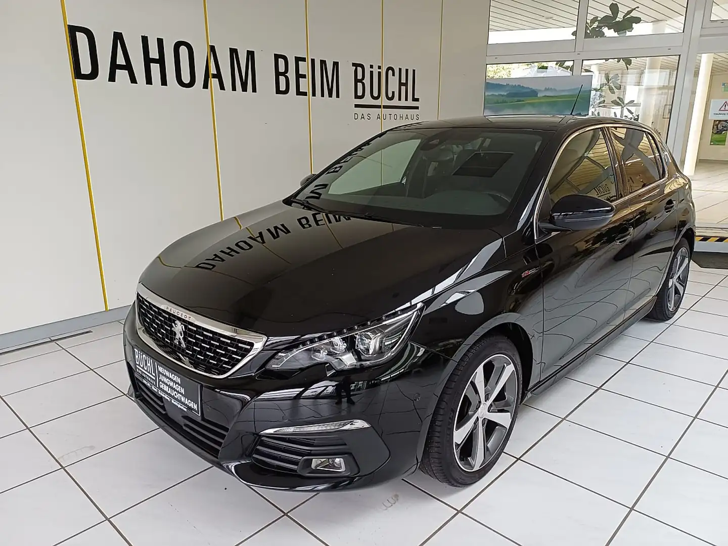 Peugeot 308 1,5 BlueHDI 130 GT Line EAT8 Schwarz - 2