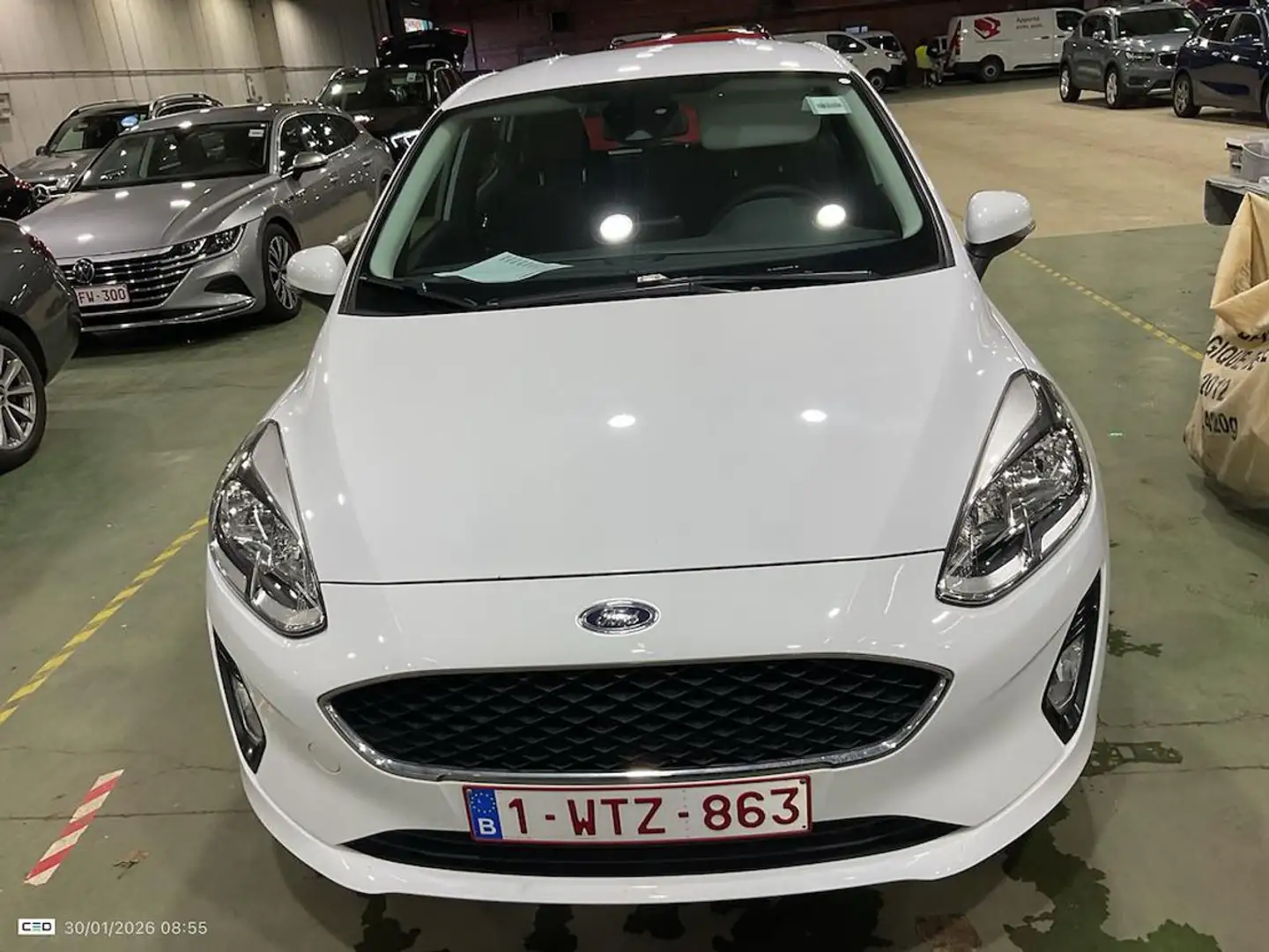 Ford Fiesta 1.0 Ecoboost 100 CV 5 porte Business High Weiß - 2