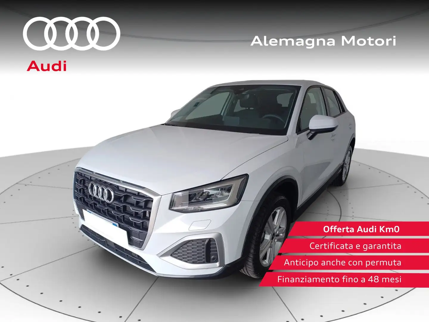 Audi Q2 35 2.0 tdi business advanced s-tronic Blanc - 1