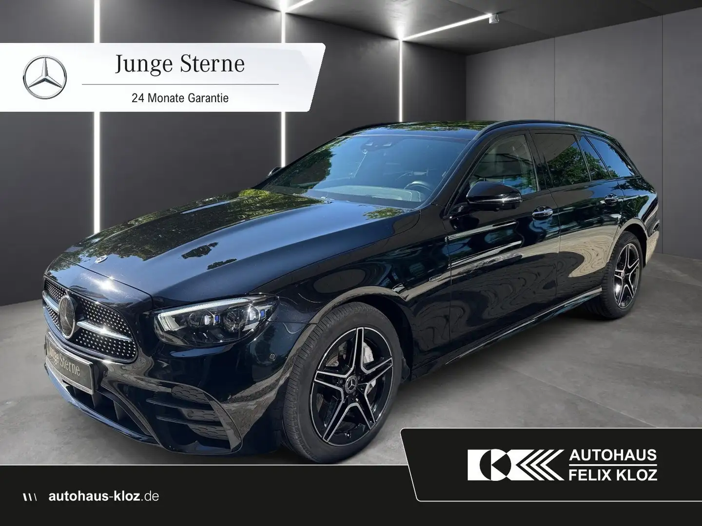 Mercedes-Benz E 300 de 4M T AMG*Distronic*HeadUp*360*Burmester Noir - 1