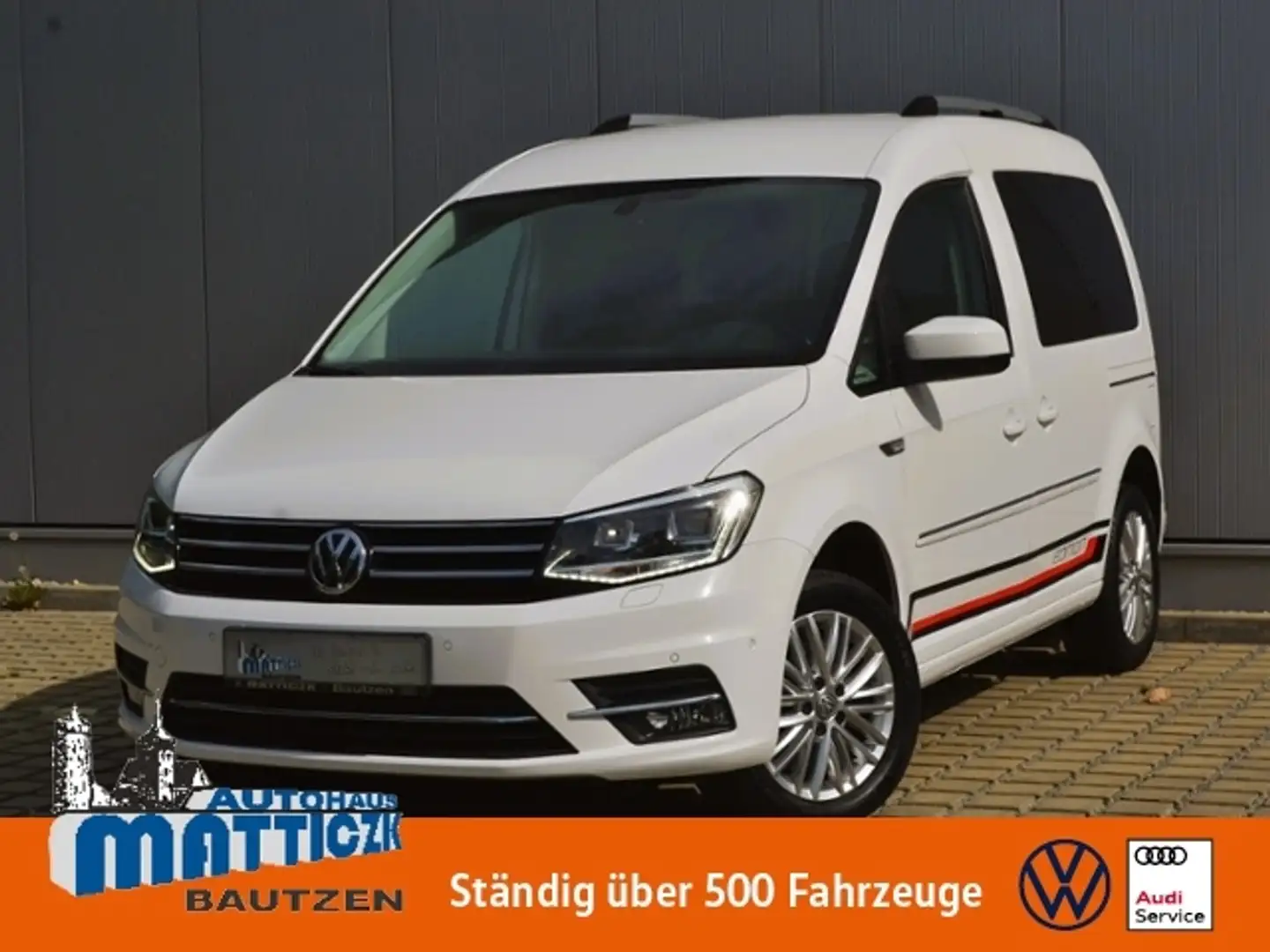 Volkswagen Caddy 2.0 TDI 150 PS Highline EDITION/AHK/XENON/NAVI+RF Wit - 1