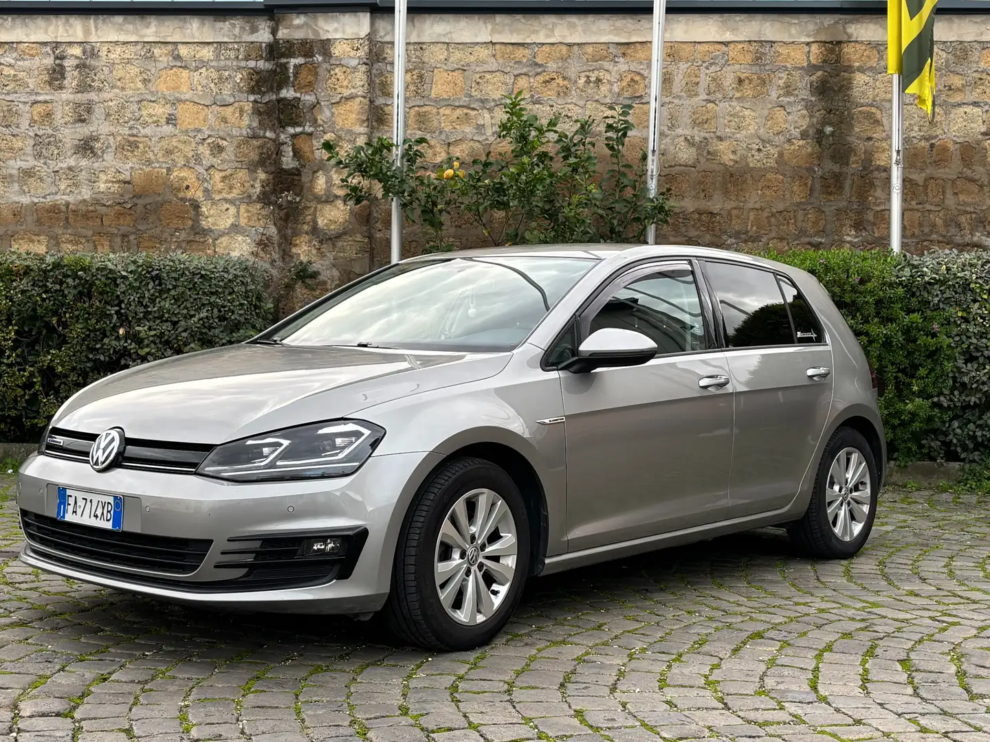 Volkswagen Golf Golf VII 2013 5p 1.4 tgi Highline Gris - 1