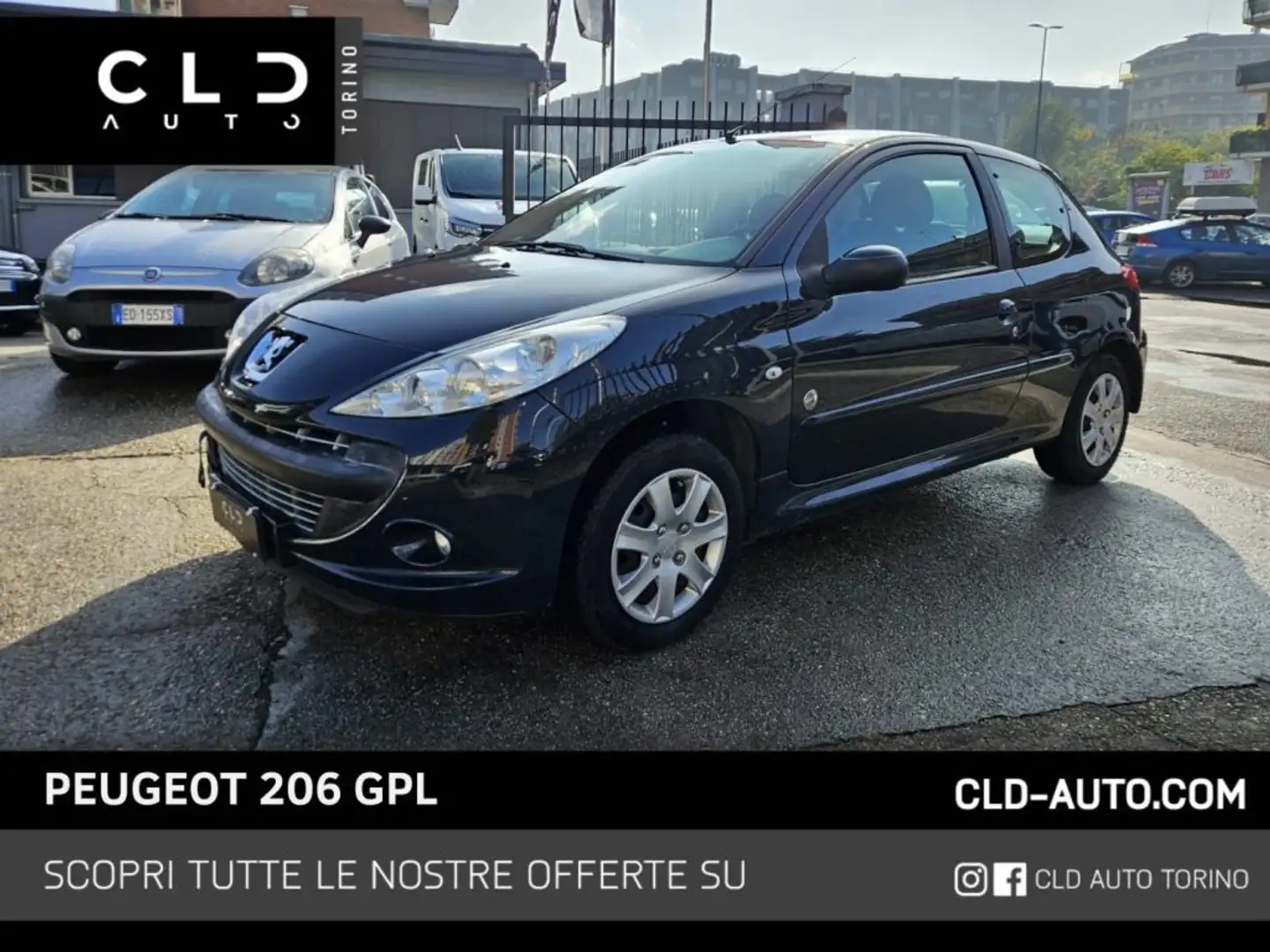 Peugeot 206 Plus 1.1 60CV 3p. Generation ECO GPL Grigio - 1