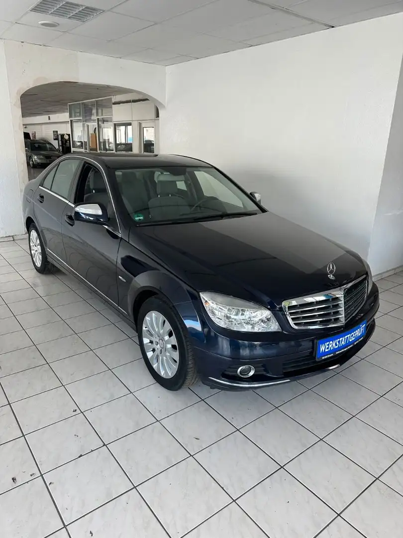 Mercedes-Benz C 180 Kompressor 1.Hand/Scheckheft/Insp./TüvNeu* Modrá - 2