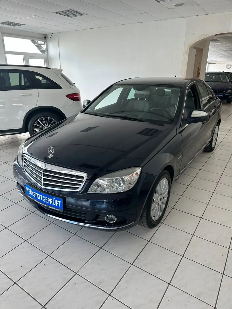 Mercedes-Benz C 180 Kompressor 1.Hand/Scheckheft/Insp./TüvNeu* Modrá - 1