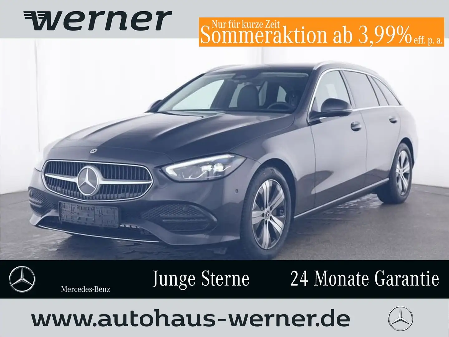 Mercedes-Benz C 200 T d AVANTGARD ADVANCED AHK WDG KAMERA TOTW Grau - 1